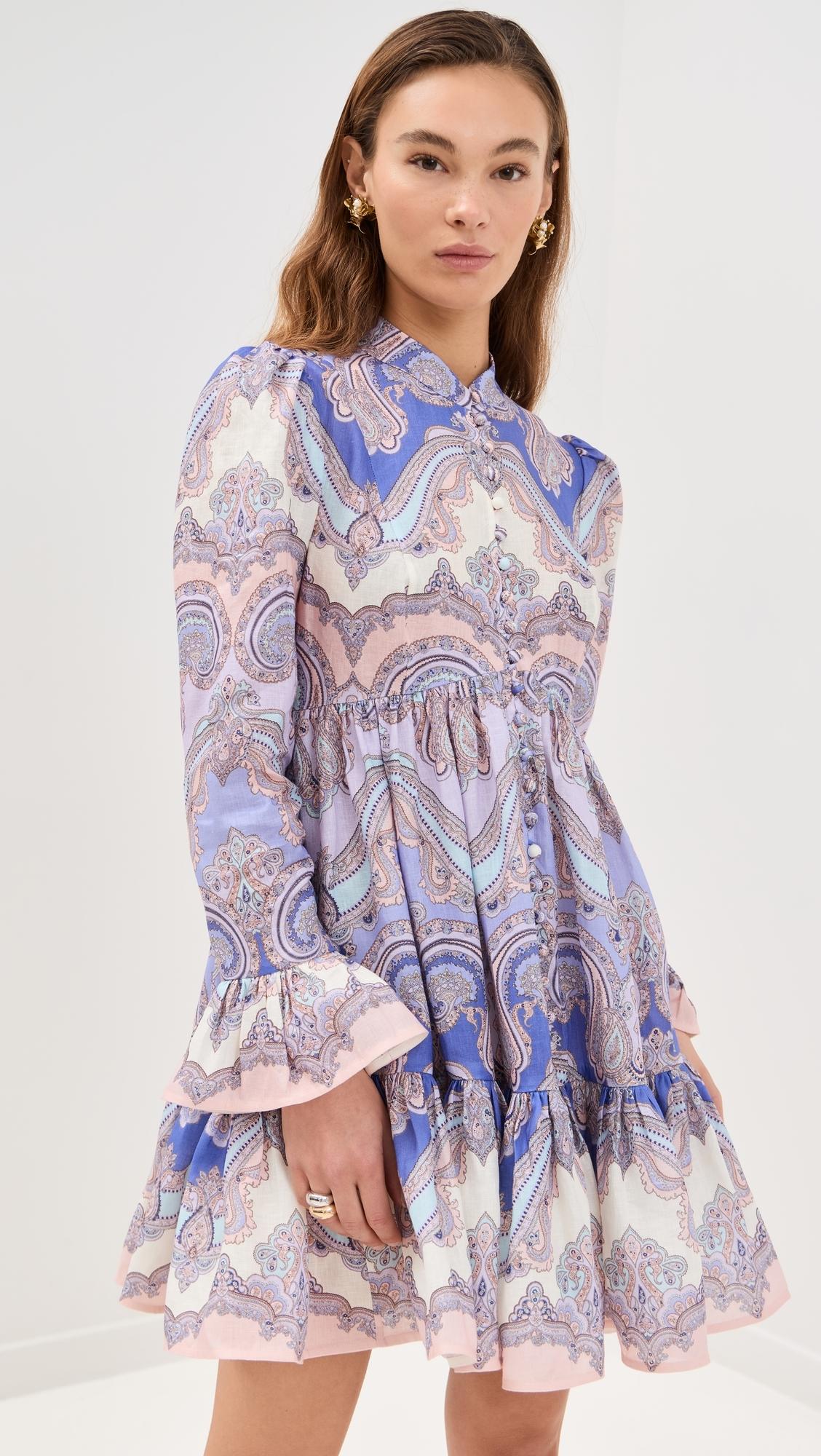 zimmermann long sleeve dress Memento Buttoned Mini Map Print Silk Linen Sz 1 New Fall 25 A cotton maxi dress featuring a plunging V Women's Zimmermann Dresses | Nordstrom