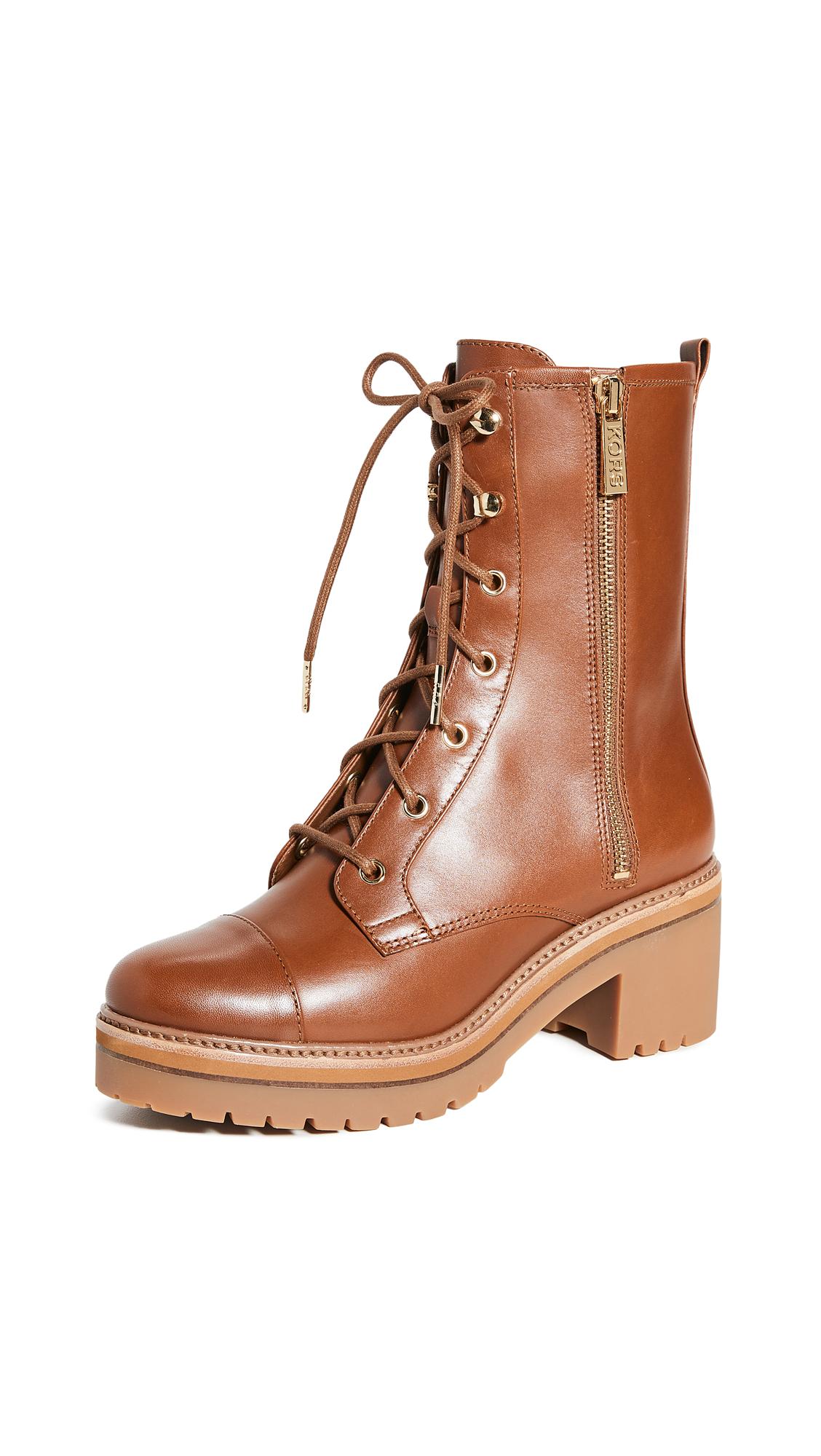 anaka leather combat boot