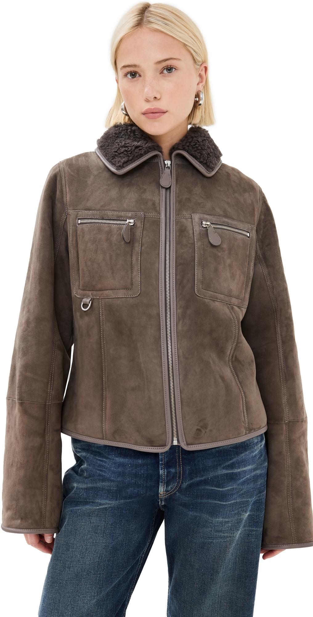 【関税込み】Saks Potts トープ Felix シアリングジャケット Saks Potts Jackets for Women | Online Sale up to 82% off | Lyst