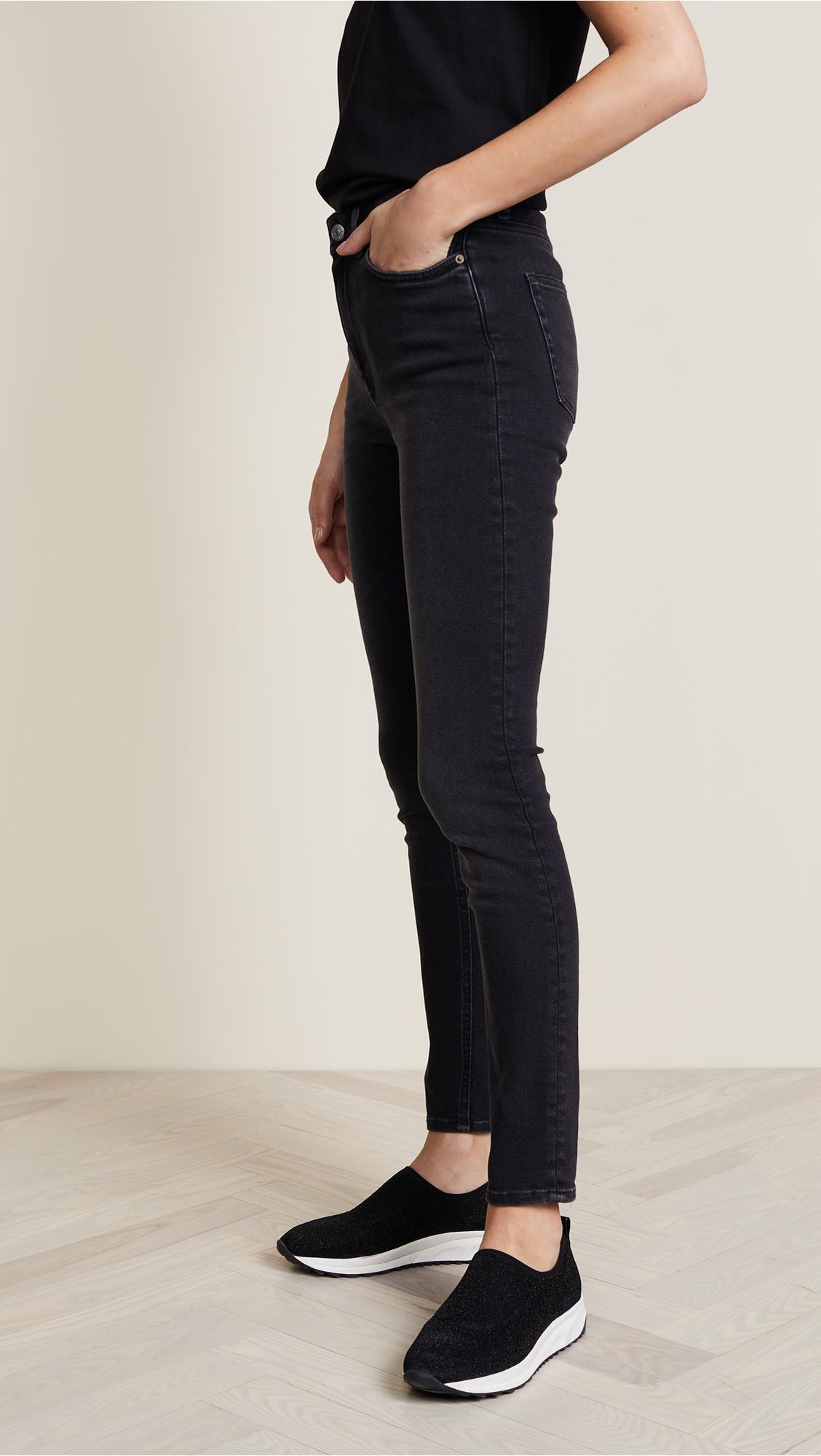 acne studios peg jeans