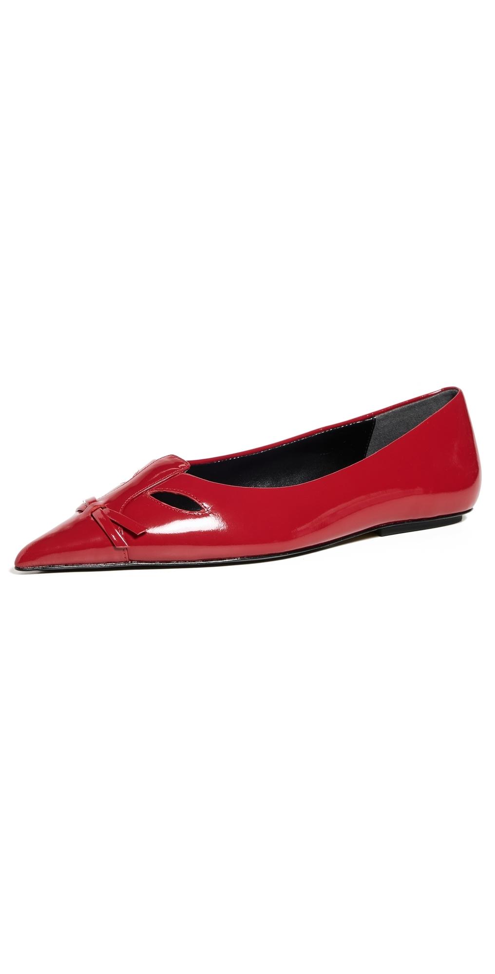 Marc Jacobs The Kat Ballerina Flats in Red | Lyst