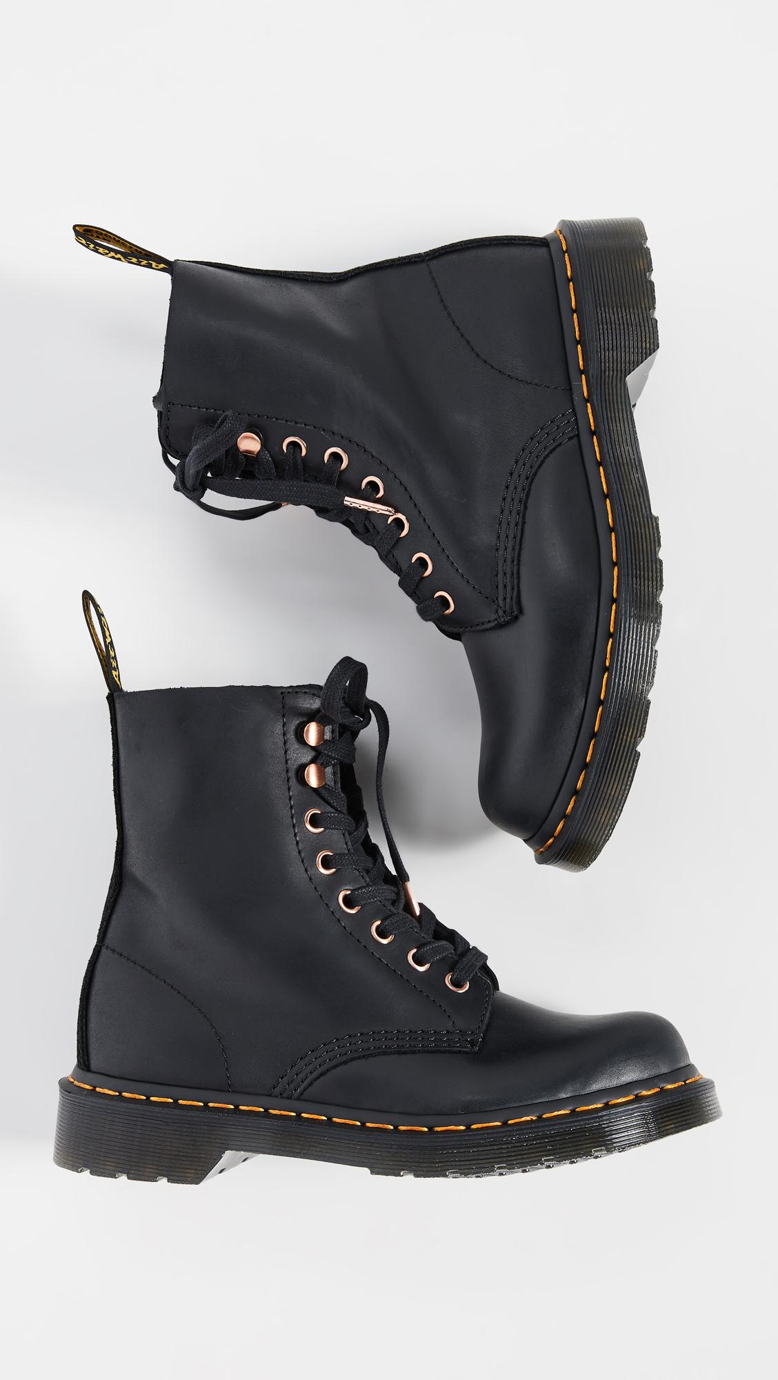 Dr. Martens 1460 Pascal Ambassador Leather Boot in Black | Lyst
