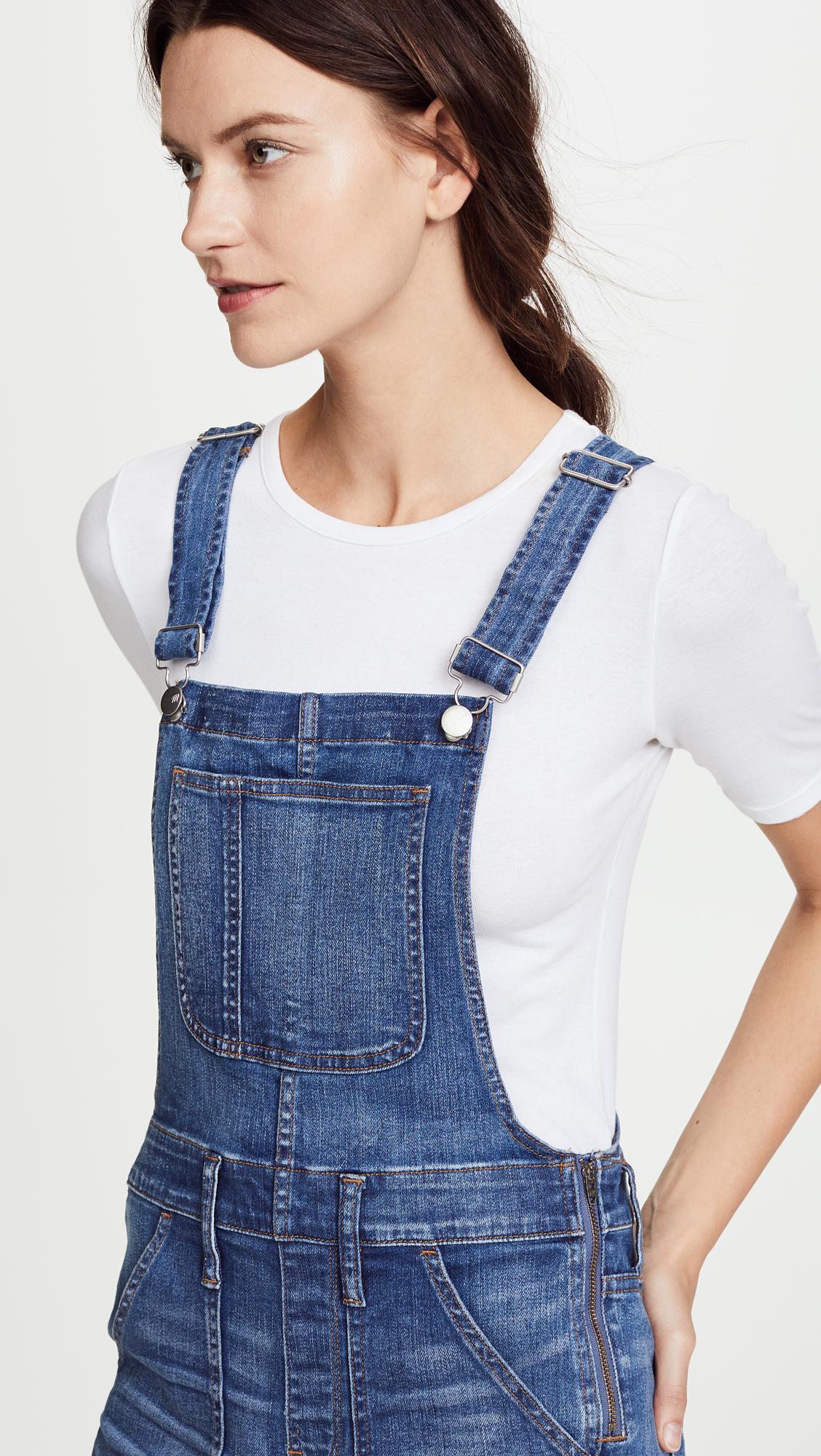 Madewell Denim Skinny Indigo Overalls 