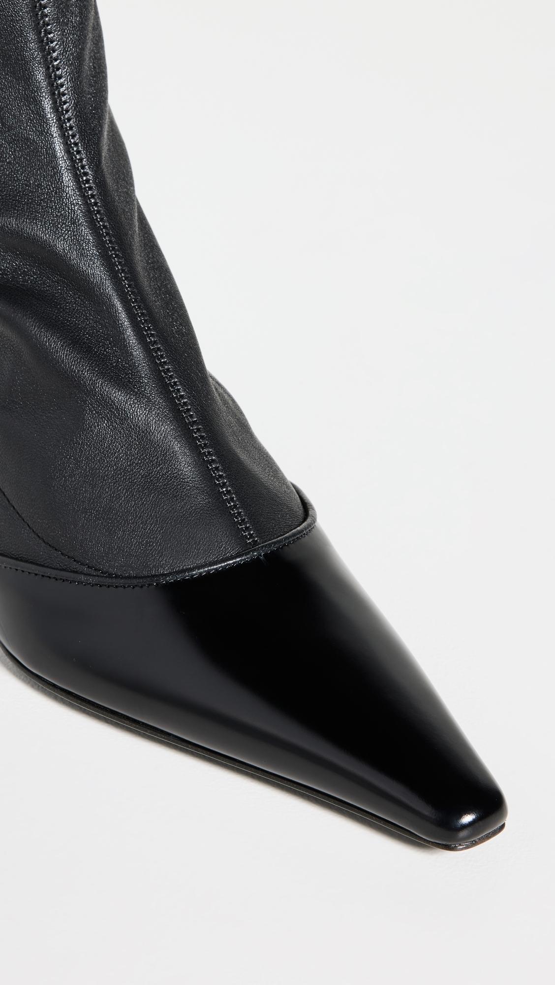 Acne Studios Bano Boots Brush-off in Black | Lyst