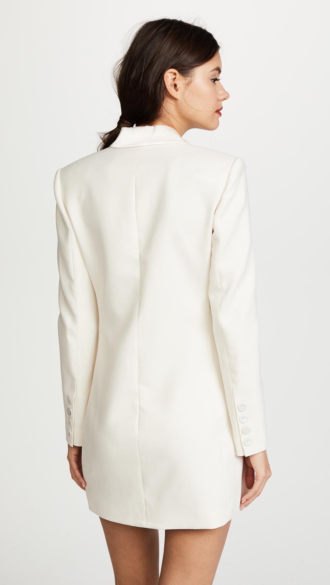 Rachel Zoe Tuxedo Dress in White Lyst