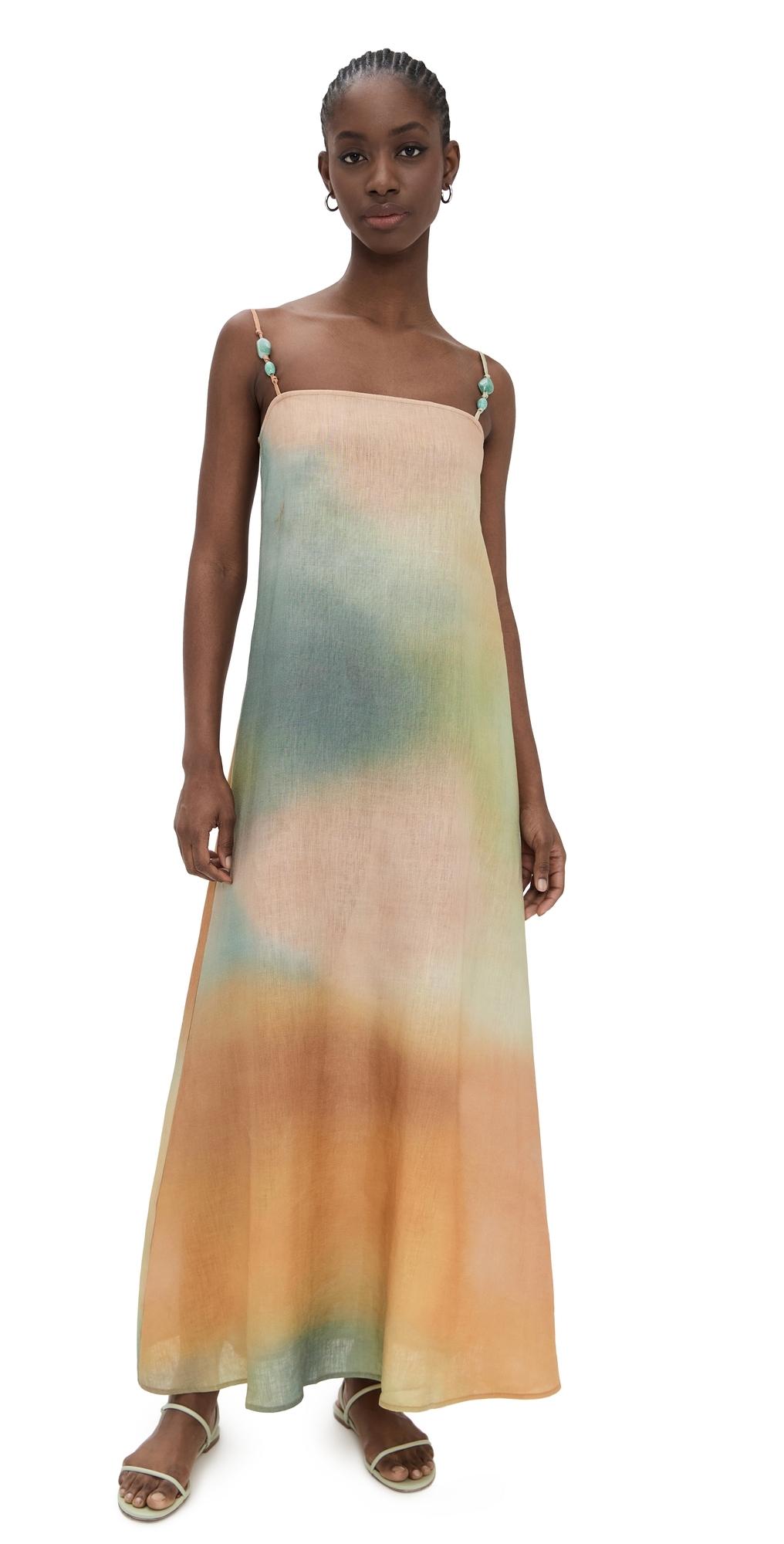 STAUD Laura Linen Dress | Lyst STAUD Laura Linen Dress | Lyst