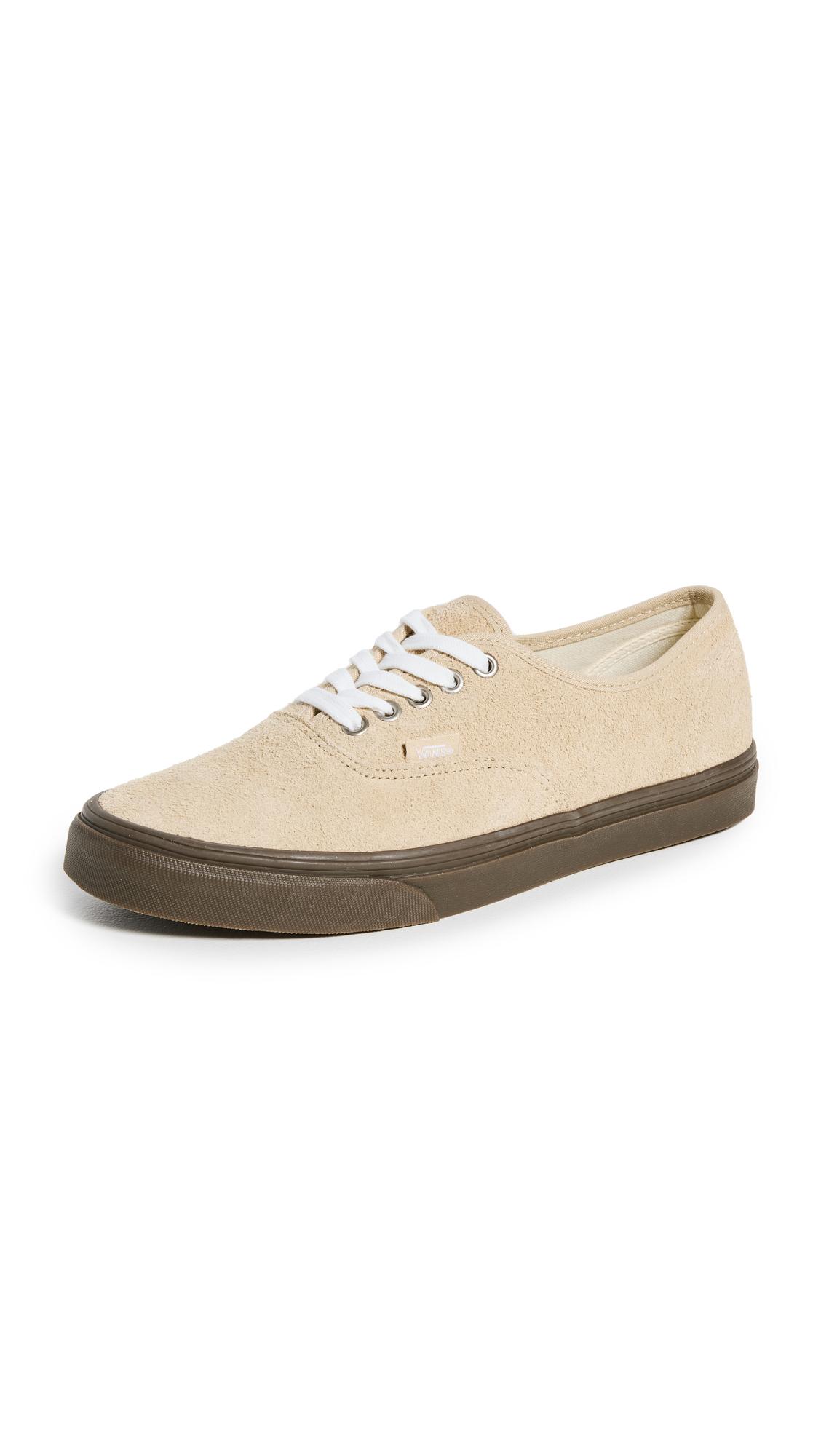 Vans Authentic Hairy Suede Sneakers in White for Men | Lyst