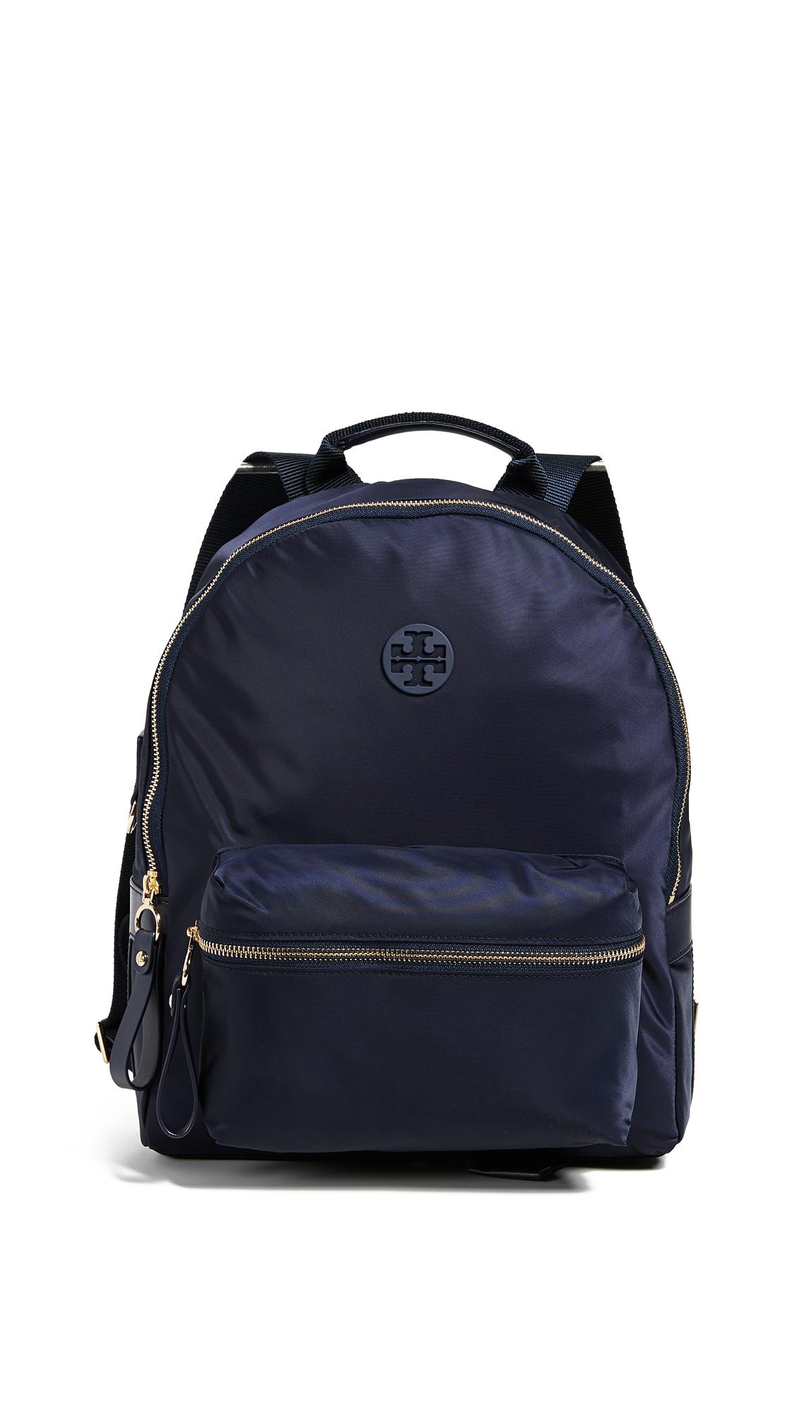 Tory Burch Tilda Nylon Zip Backpack in Blue | Lyst