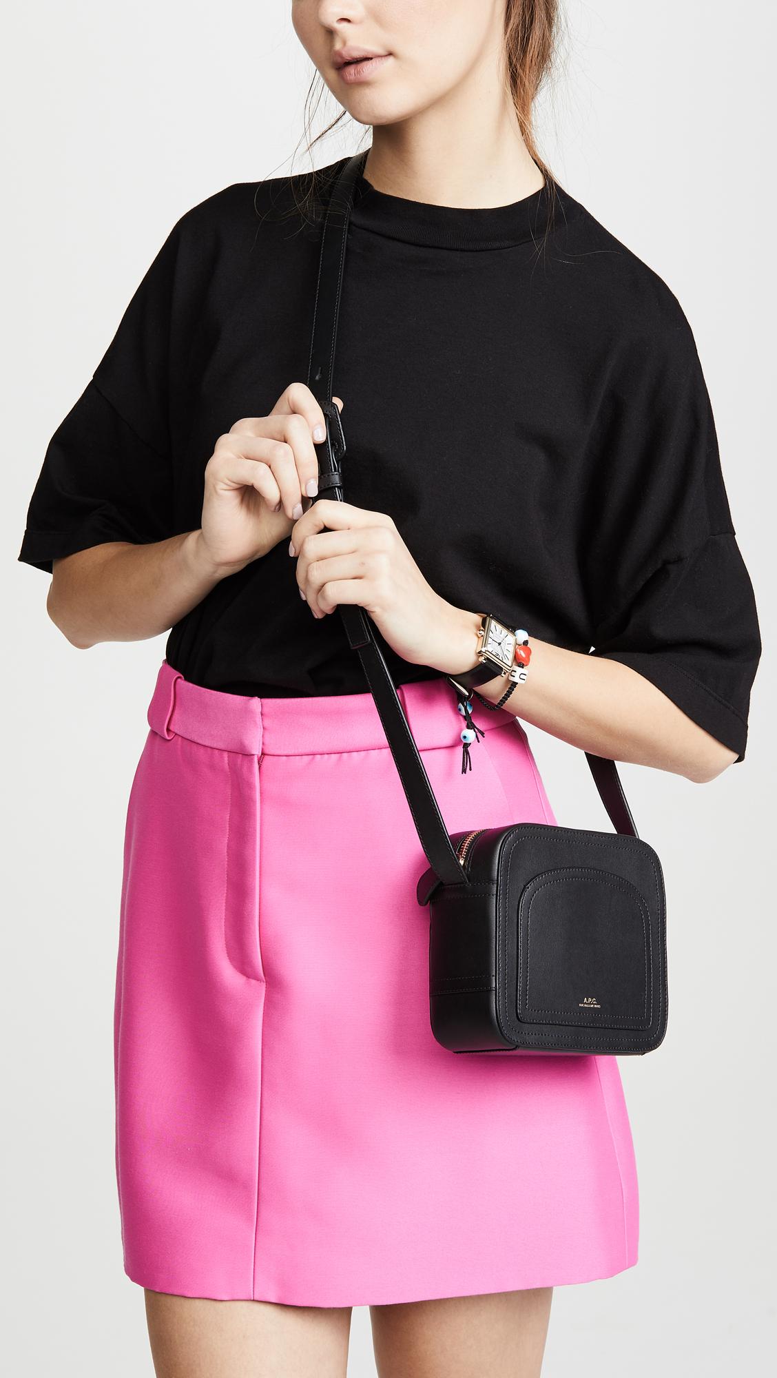 A.P.C. Louisette Bag in Black | Lyst