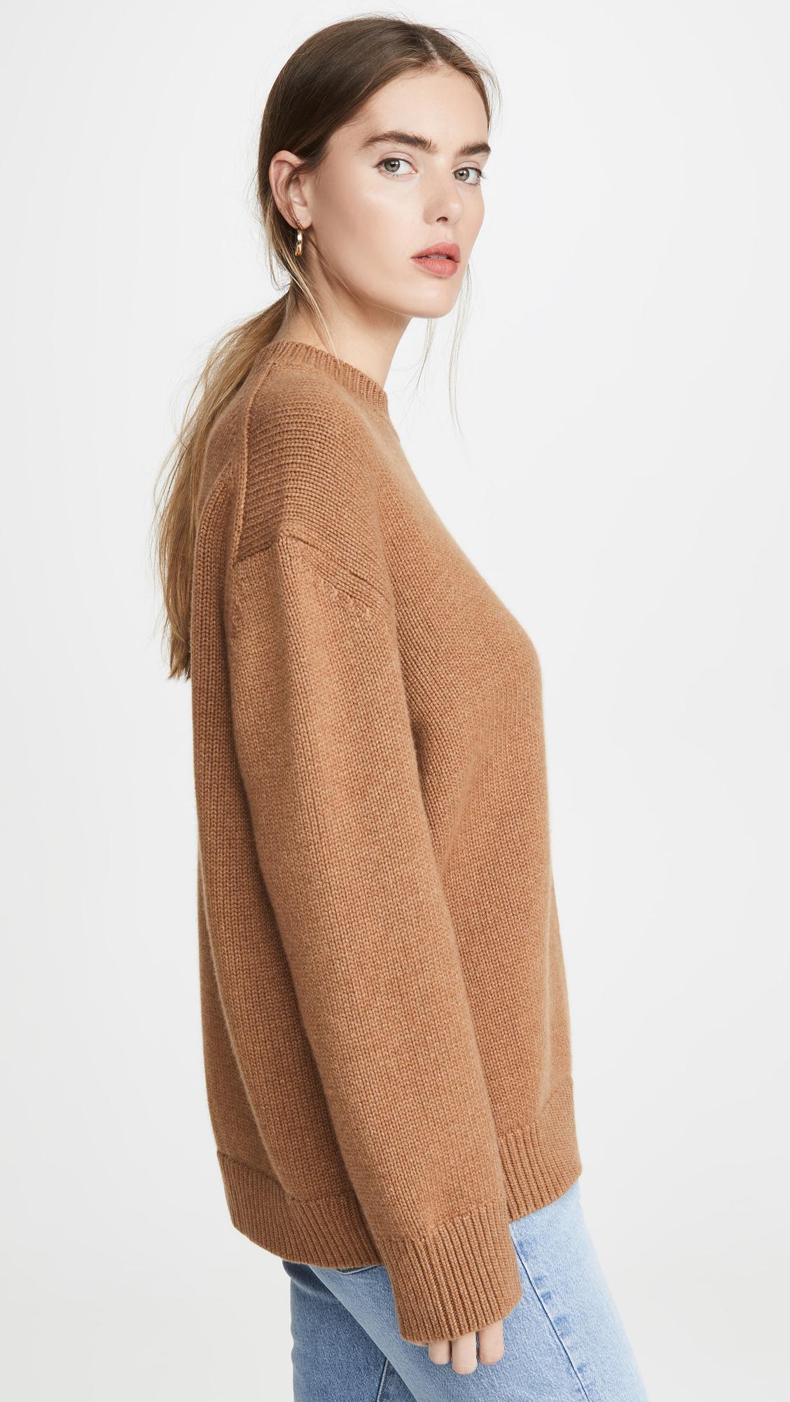 Anine Bing Rosie Cashmere Sweater in Brown - Lyst