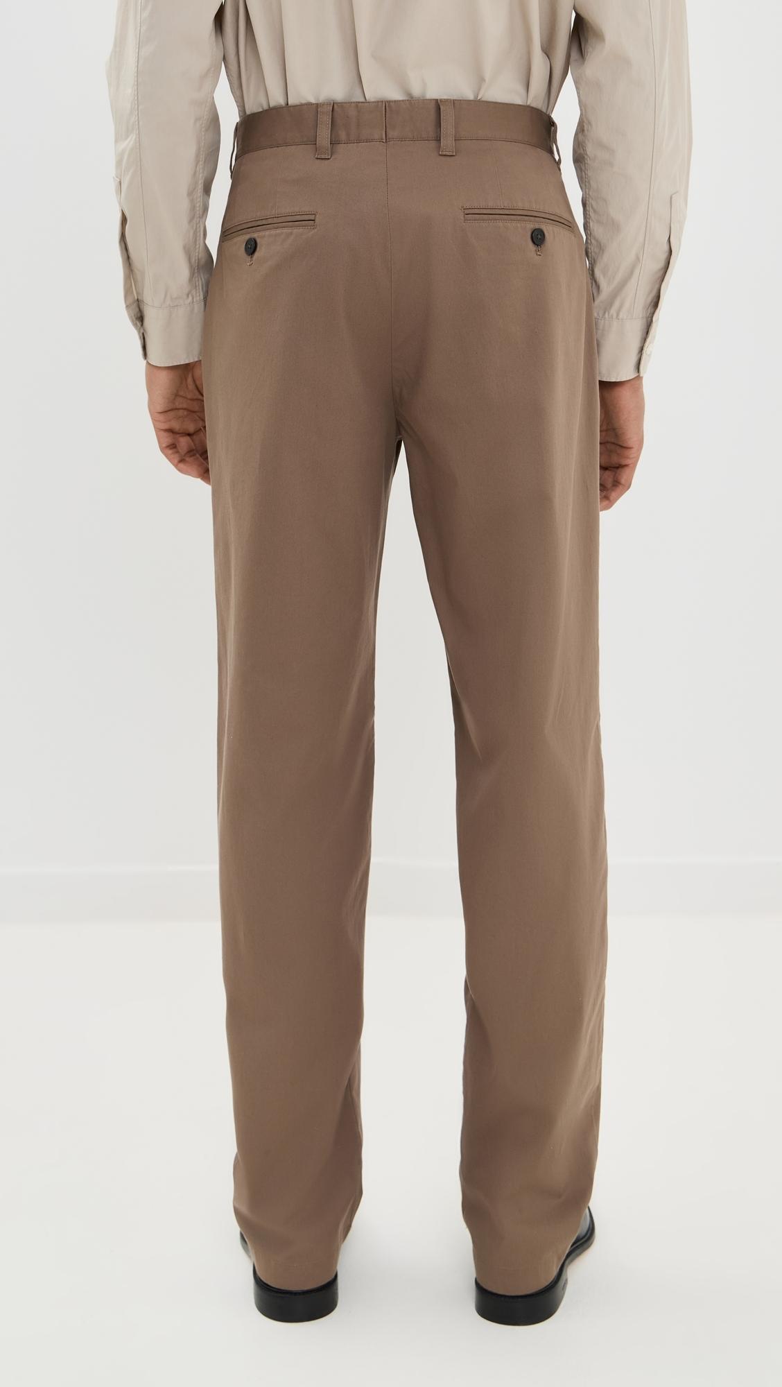 Theory セオリー 25年製 ベージュ STRAIGHT CHINO HANSON TWILL 30 Theory Hanson Twill Straight Chino Pants in Natural for Men | Lyst