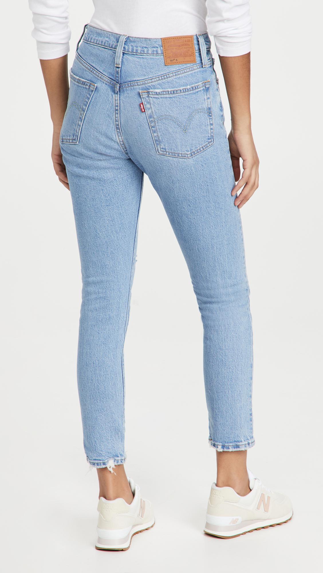 levis 501 skinny blue