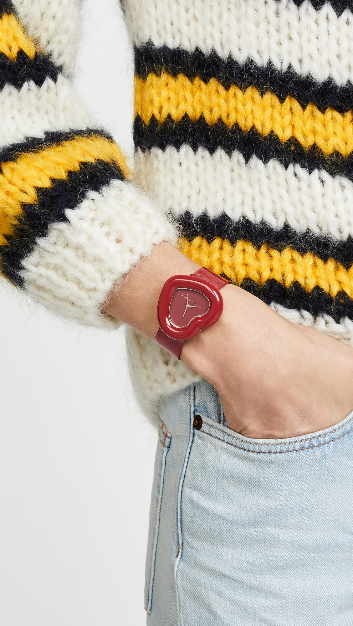 marc jacobs heart watch