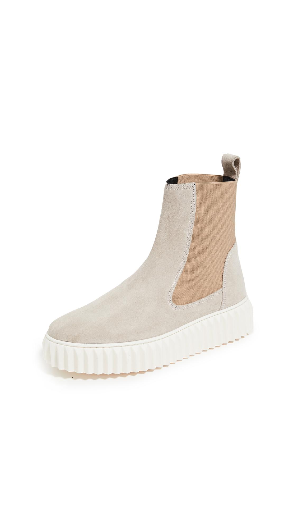Voile Blanche Leather Beth Chelsea Boots in Ivory (White) - Lyst