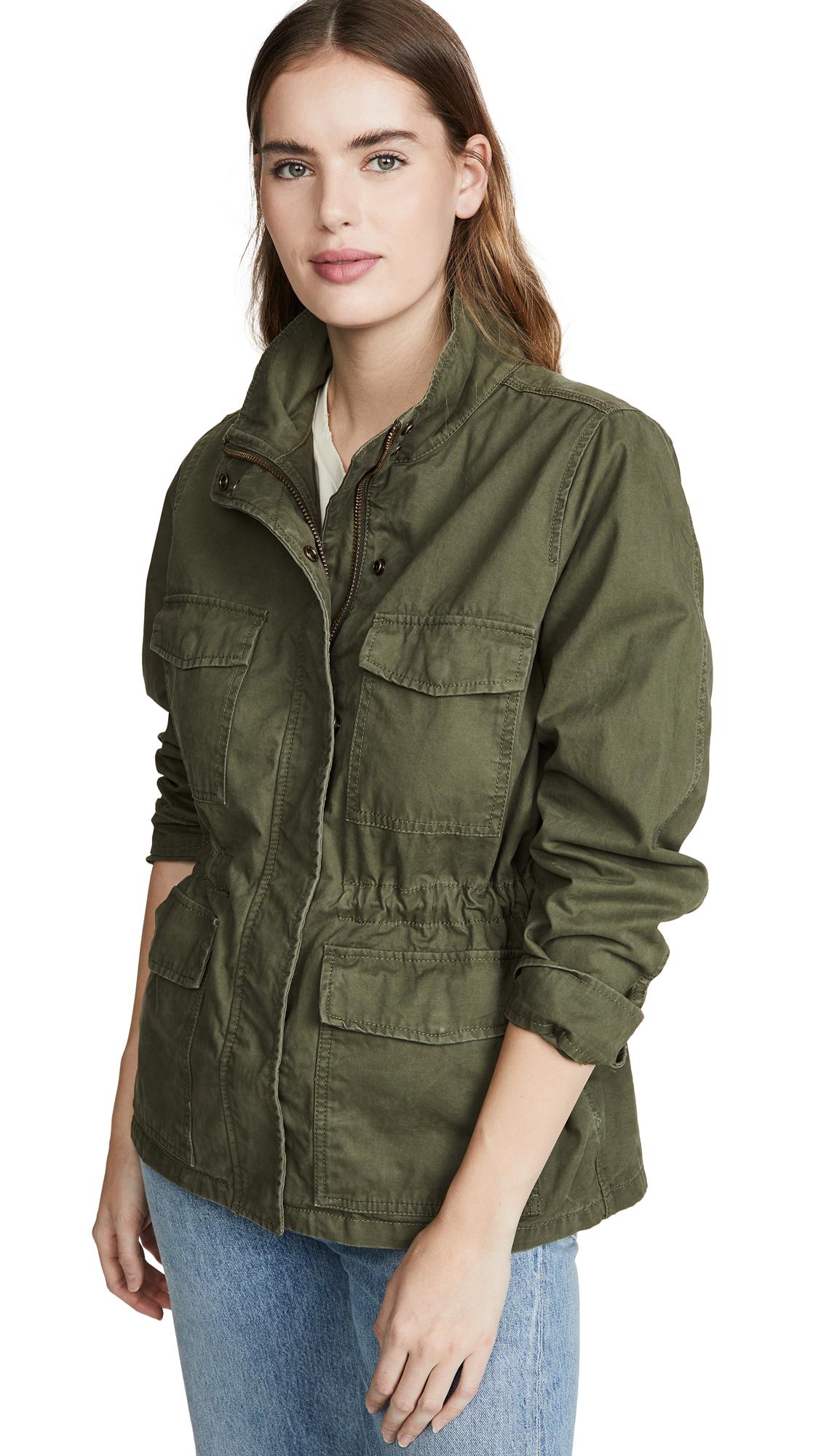 Madewell Cotton Surplus Jacket in Green - Lyst