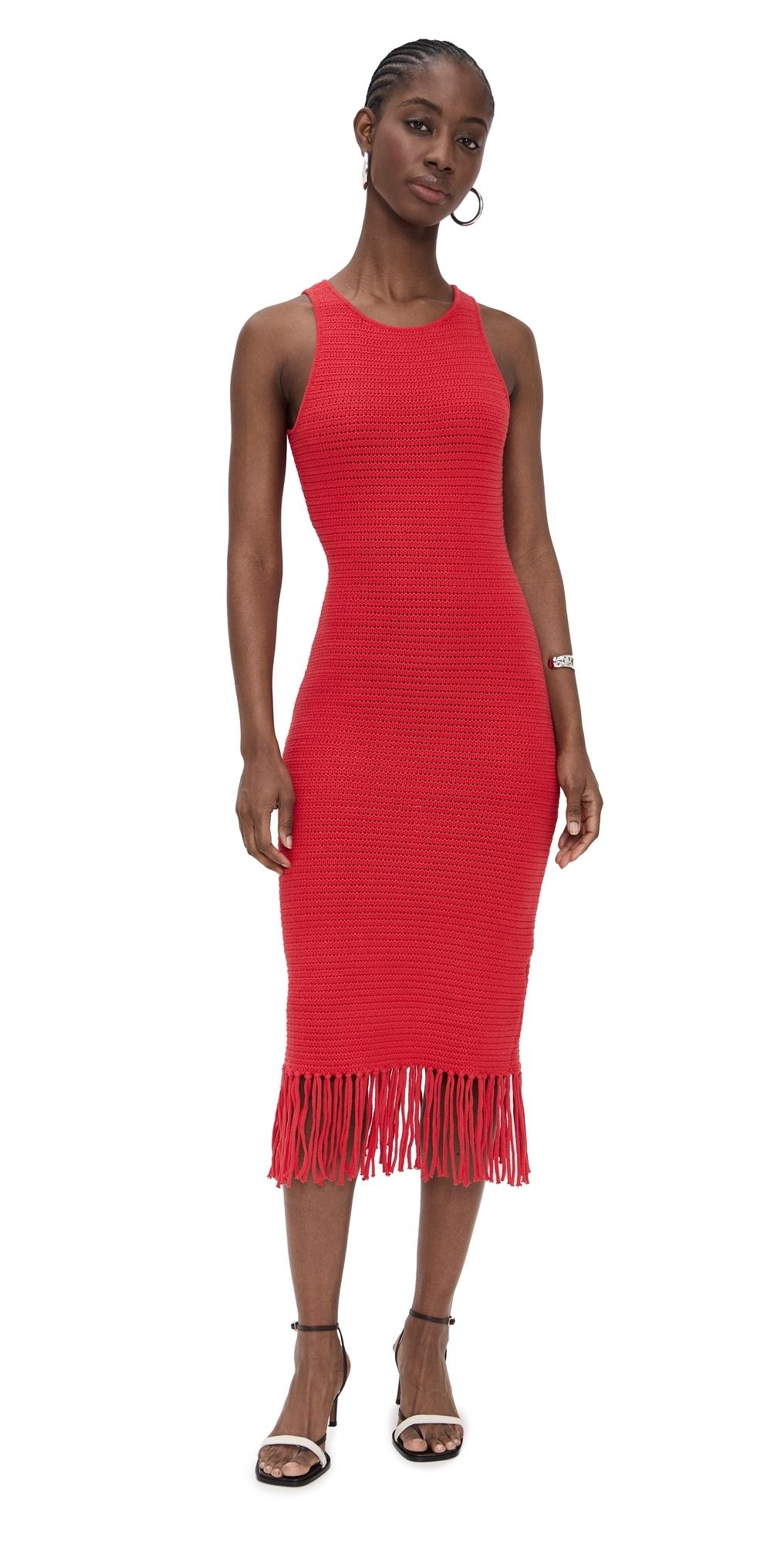 bubble knit dress Pleated Knit Maxi Dress main image 0