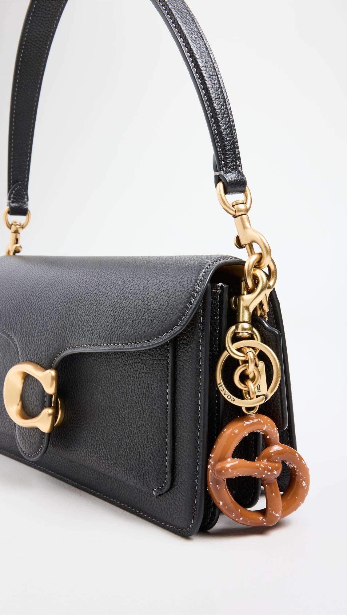 キーホルダー・キーリング Coach Small Pretzel Keyring - Coach - Acetate - Multi COACH SMALL PRETZEL BAG CHARM - Keyring - multi/multi