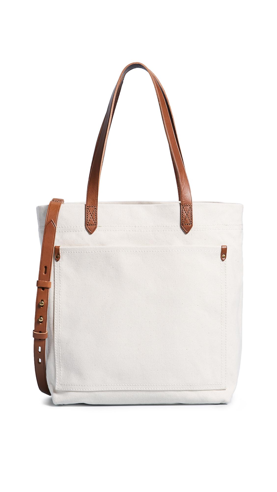 Madewell medium canvas tote clearance