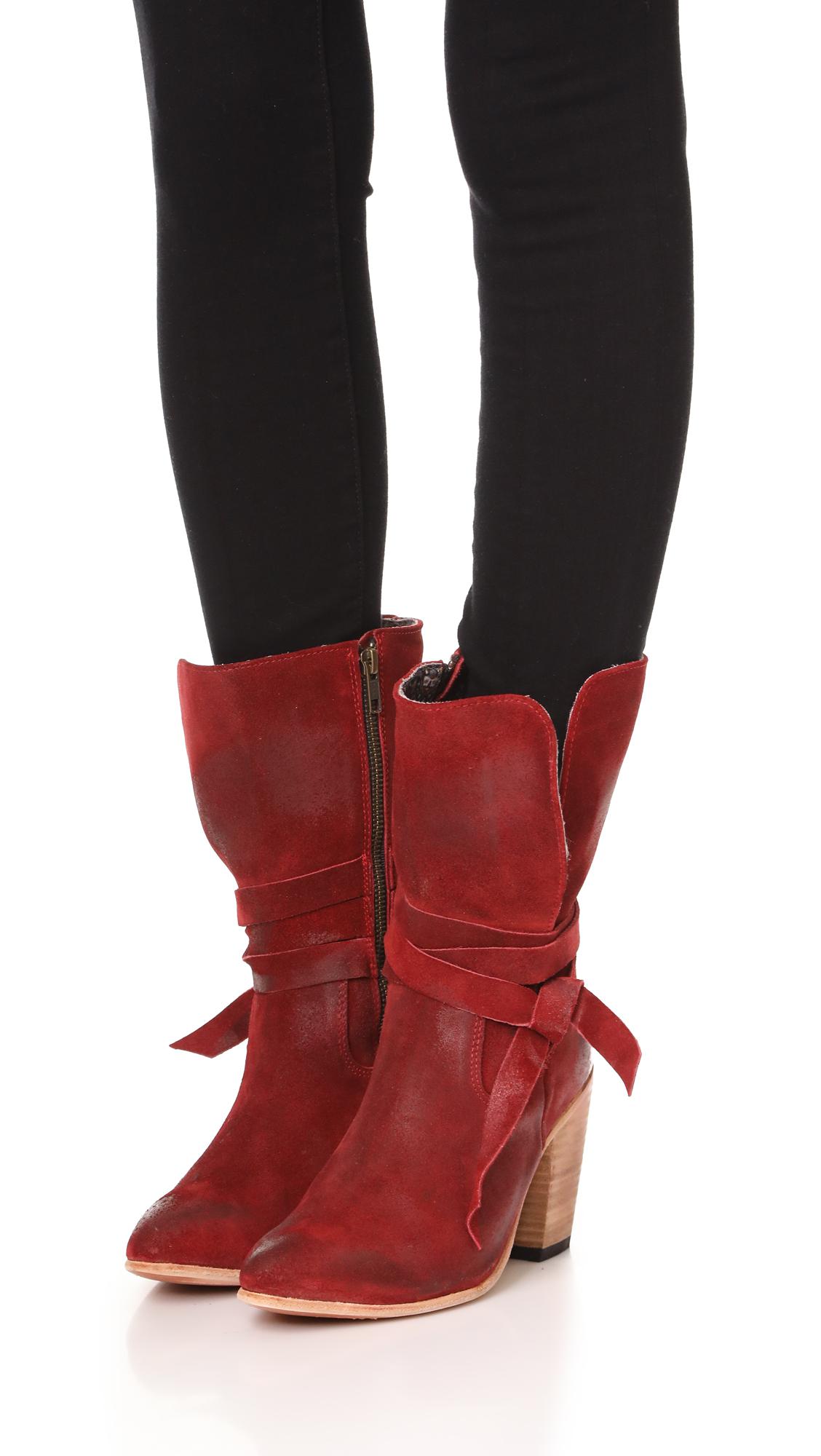 freebird red boots