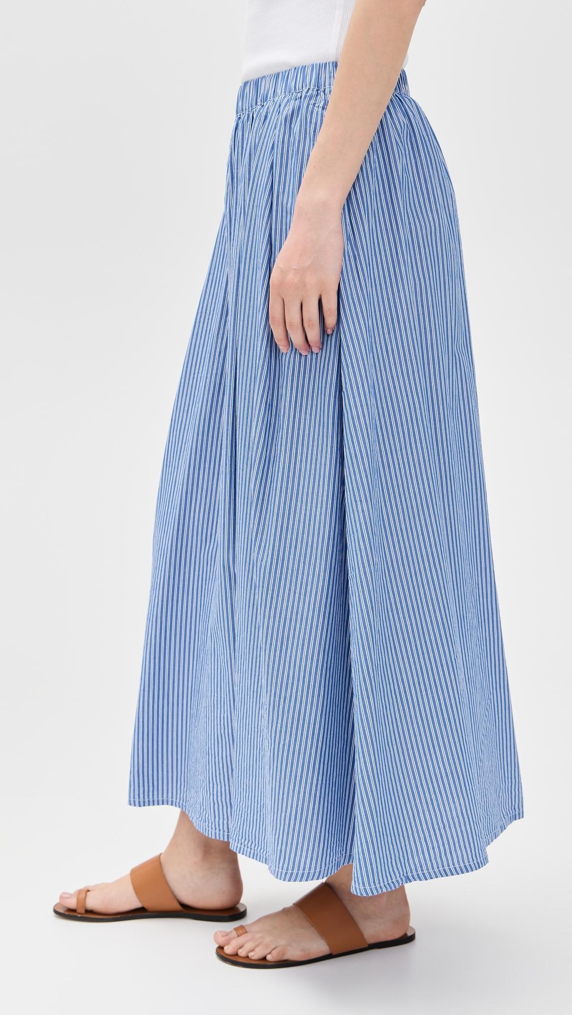 American Vintage Stripe Skirt in Blue | Lyst