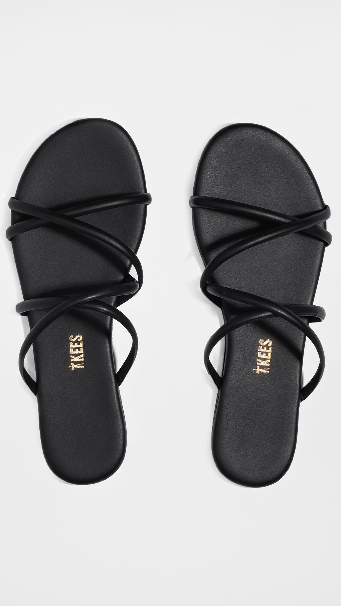 TKEES Sloan Slides in Black | Lyst