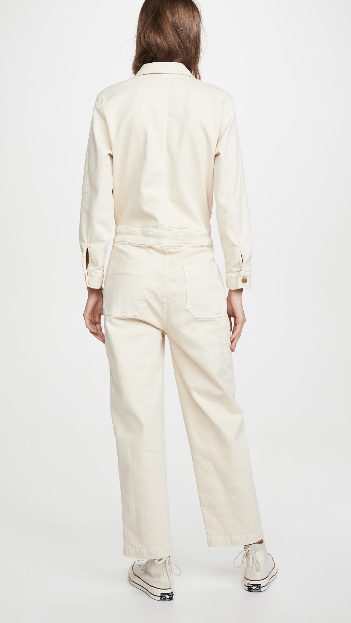 Mother The Fixer Jumpsuit in Natural | Lyst