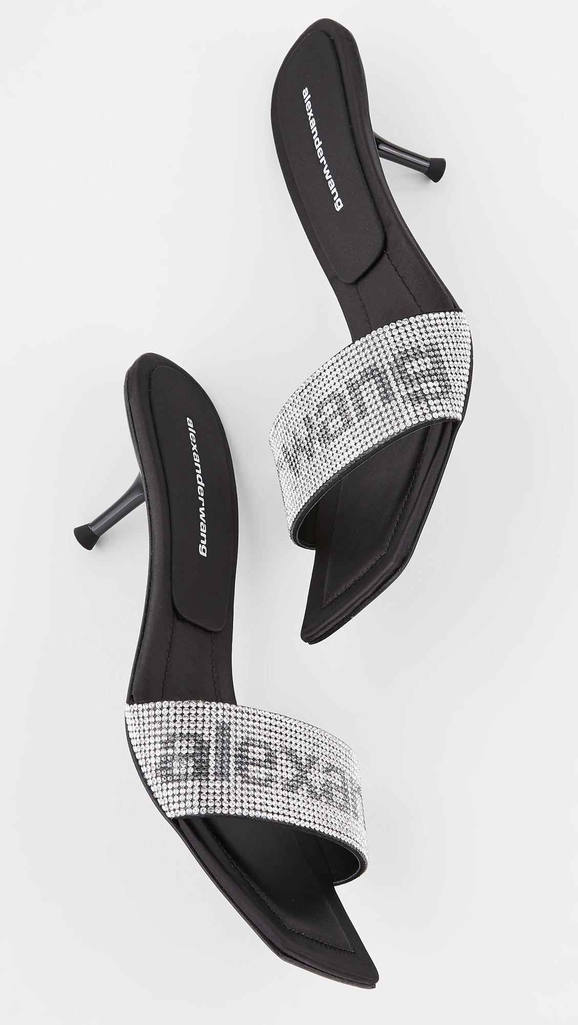 おすすめネット Alexander wang jessie クリスタルスライド 靴 