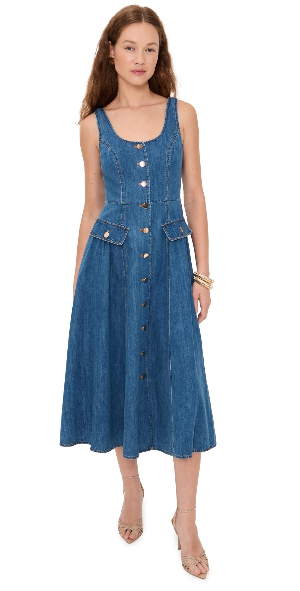 shoshanna denim twofer dress Shoshanna Women's Indigo Denim Presley Dress, Indigo, 0 at Amazon Women's Clothing store