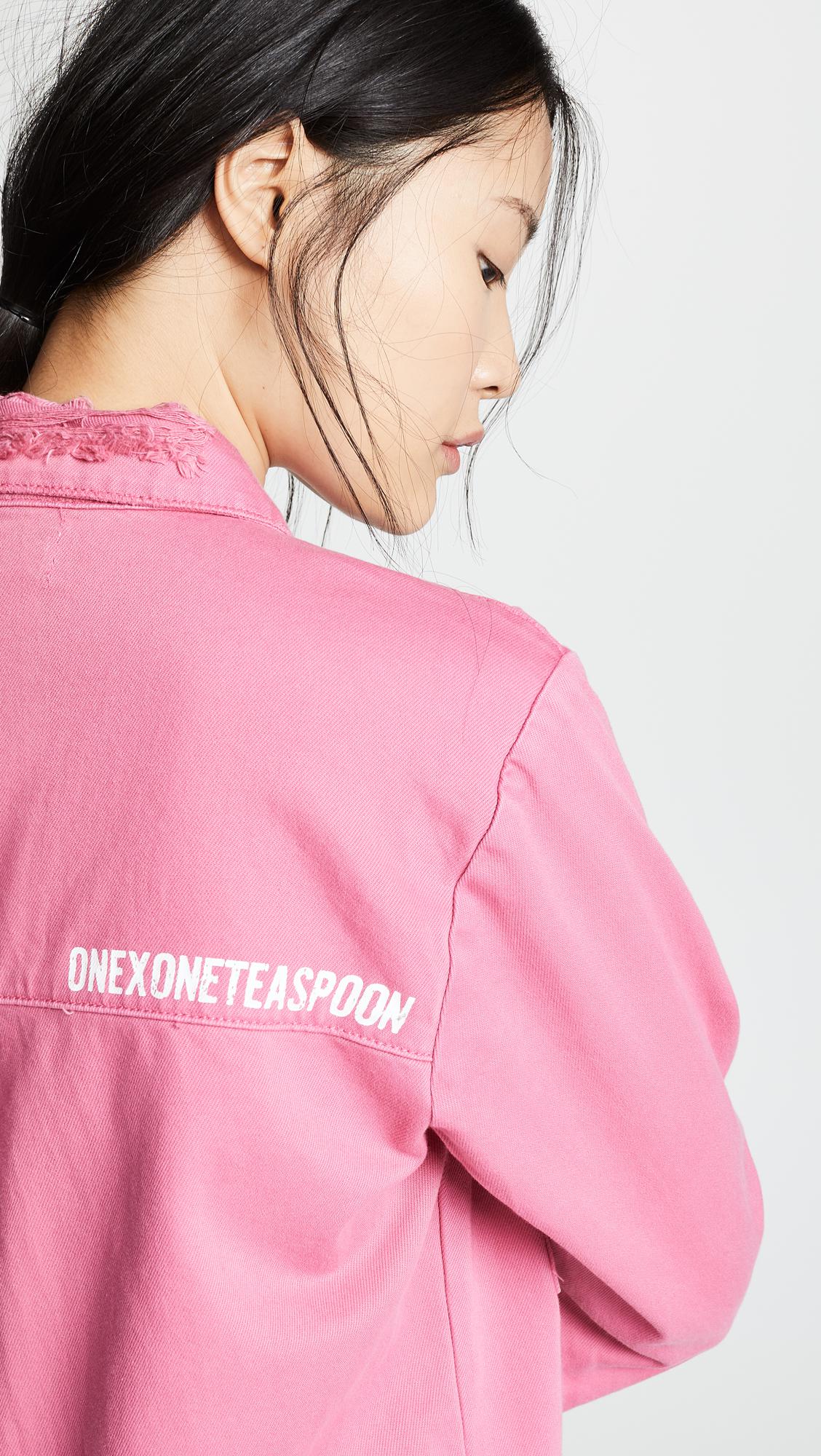one teaspoon pop pink prophecy jumpsuit