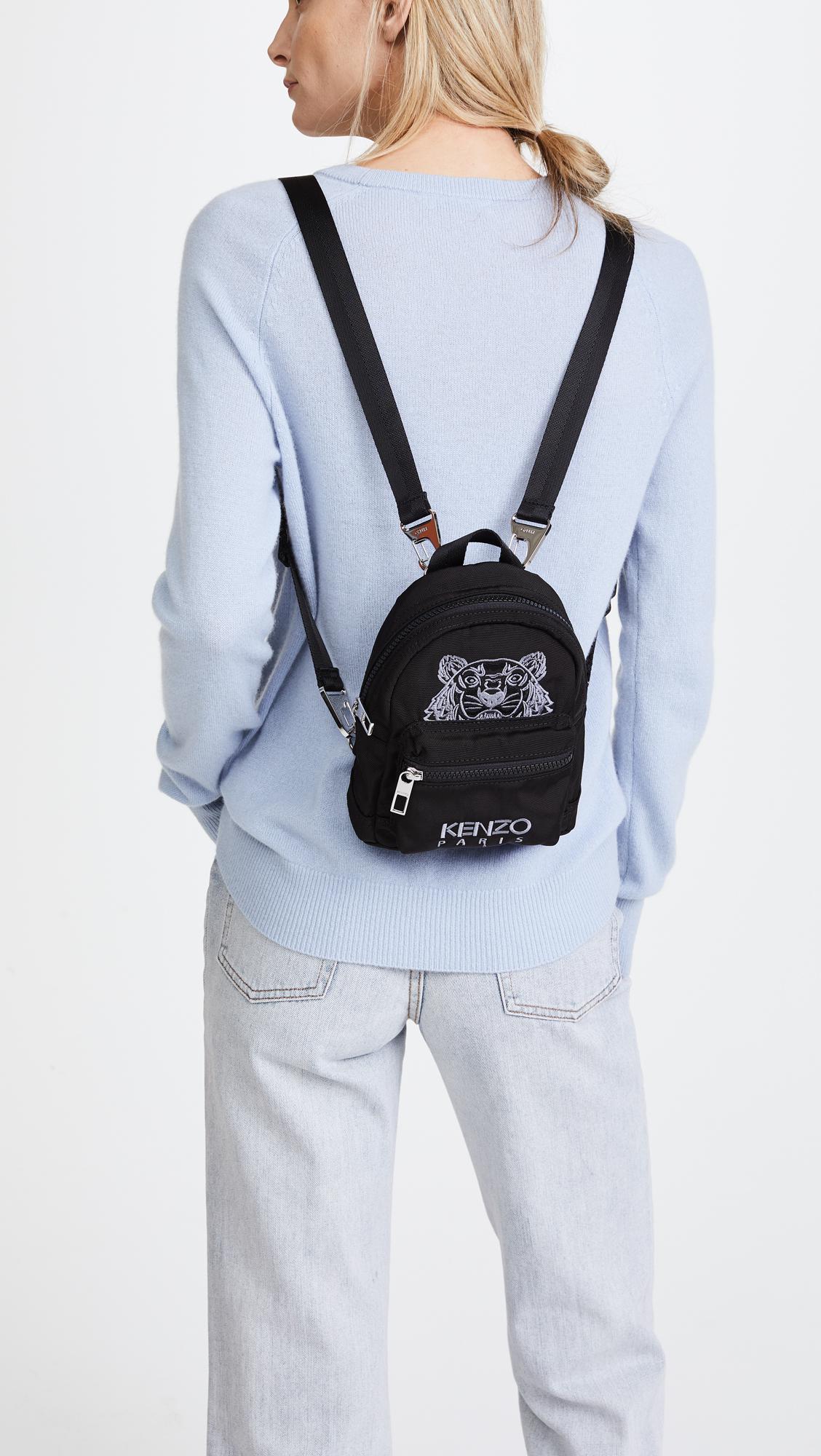 kenzo mini backpack black