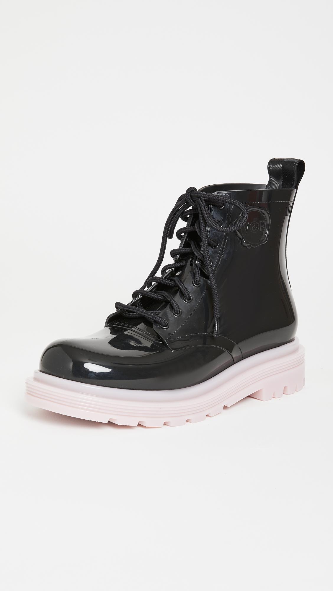 Melissa Coturno + Viktor And Rolf Boots in Black/Pink (Black) | Lyst