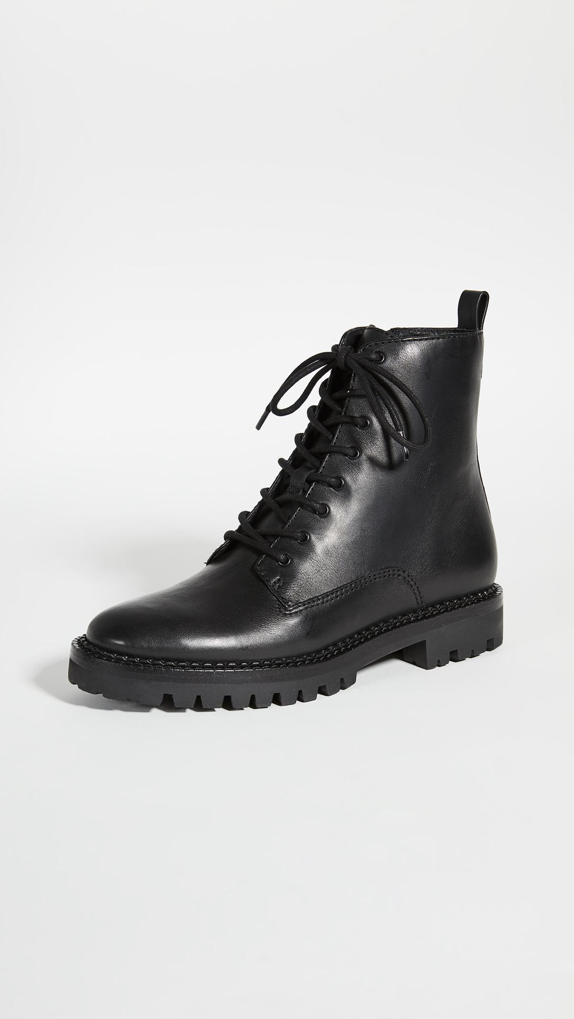 cabria leather lug boot