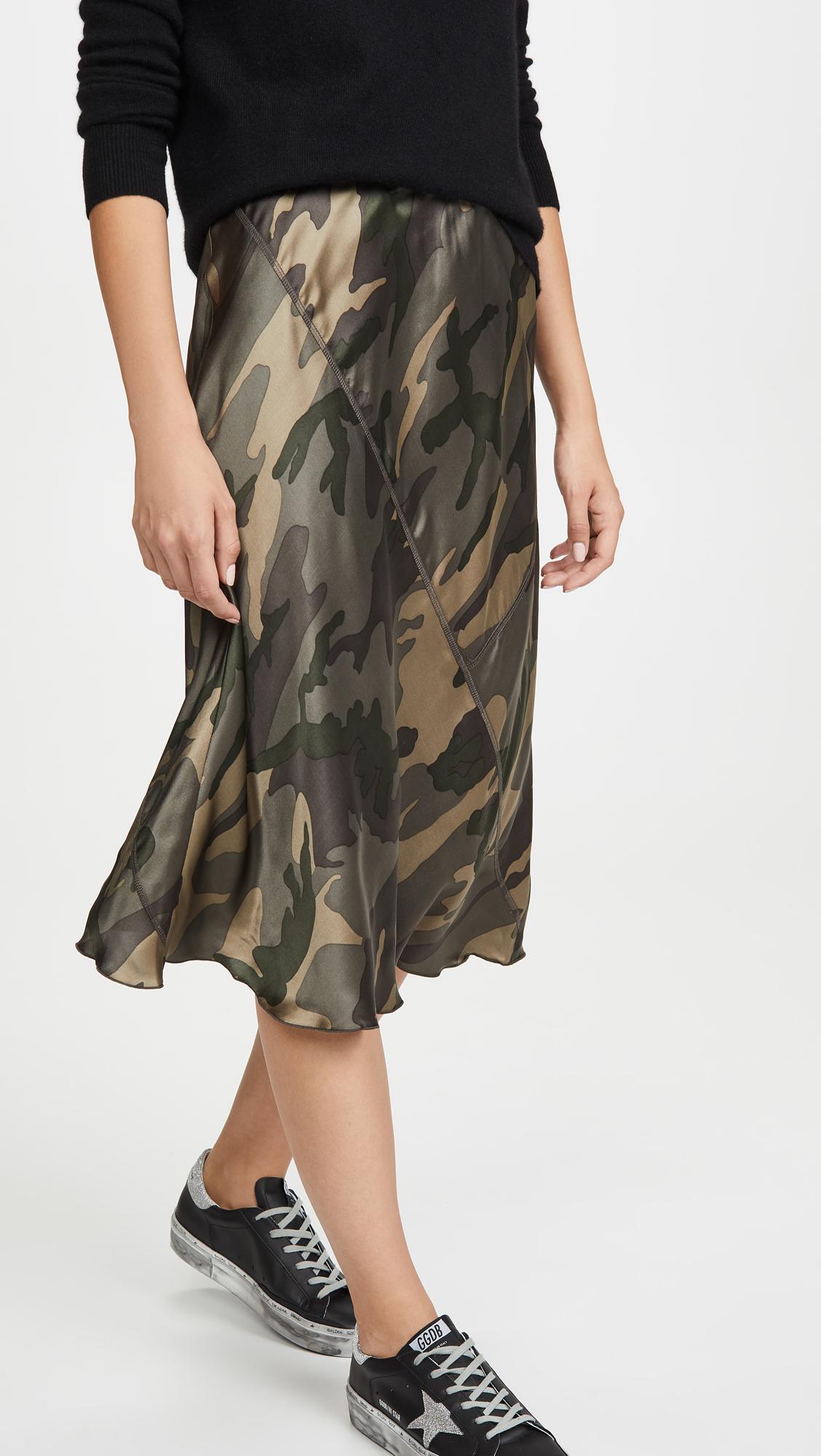 long camouflage skirt for sale