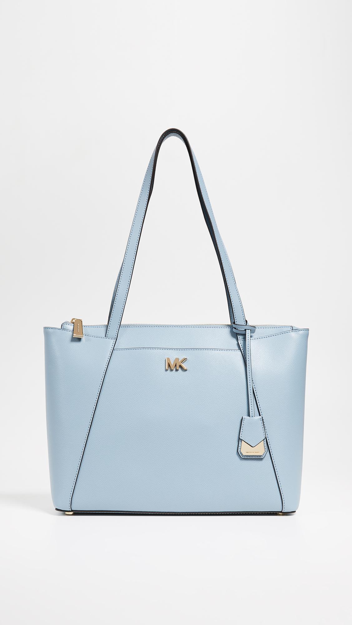mk light blue bag