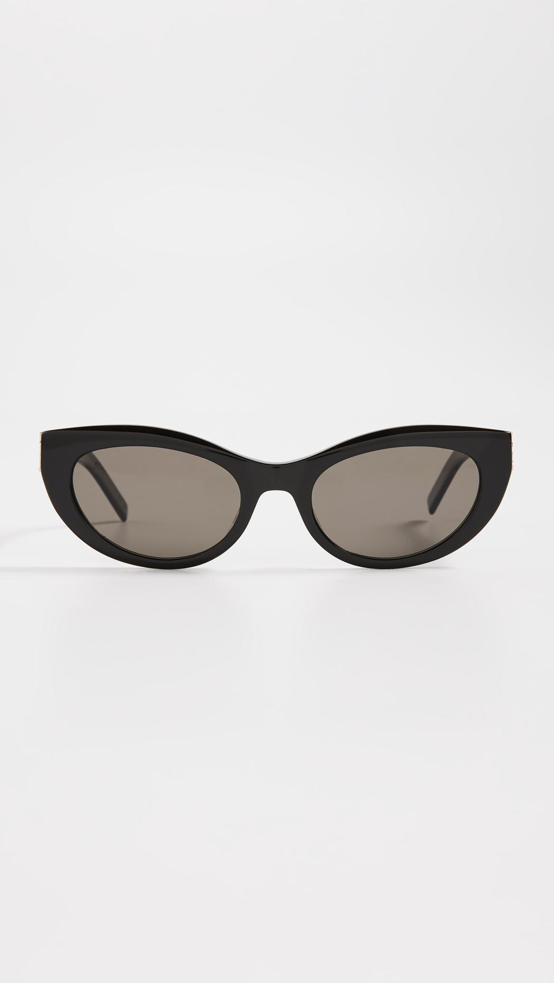 saint laurent narrow cat eye sunglasses