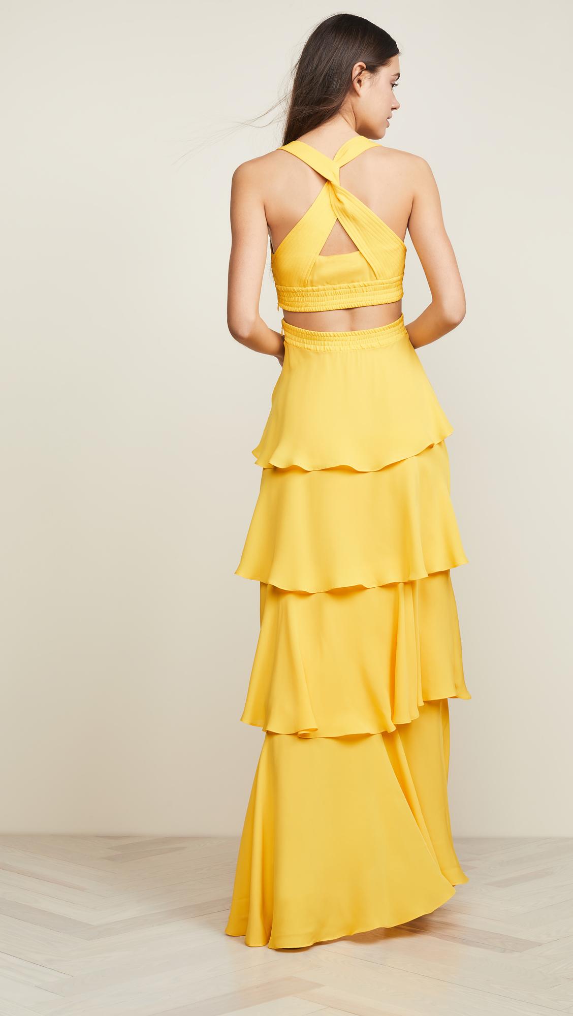 alc yellow dress