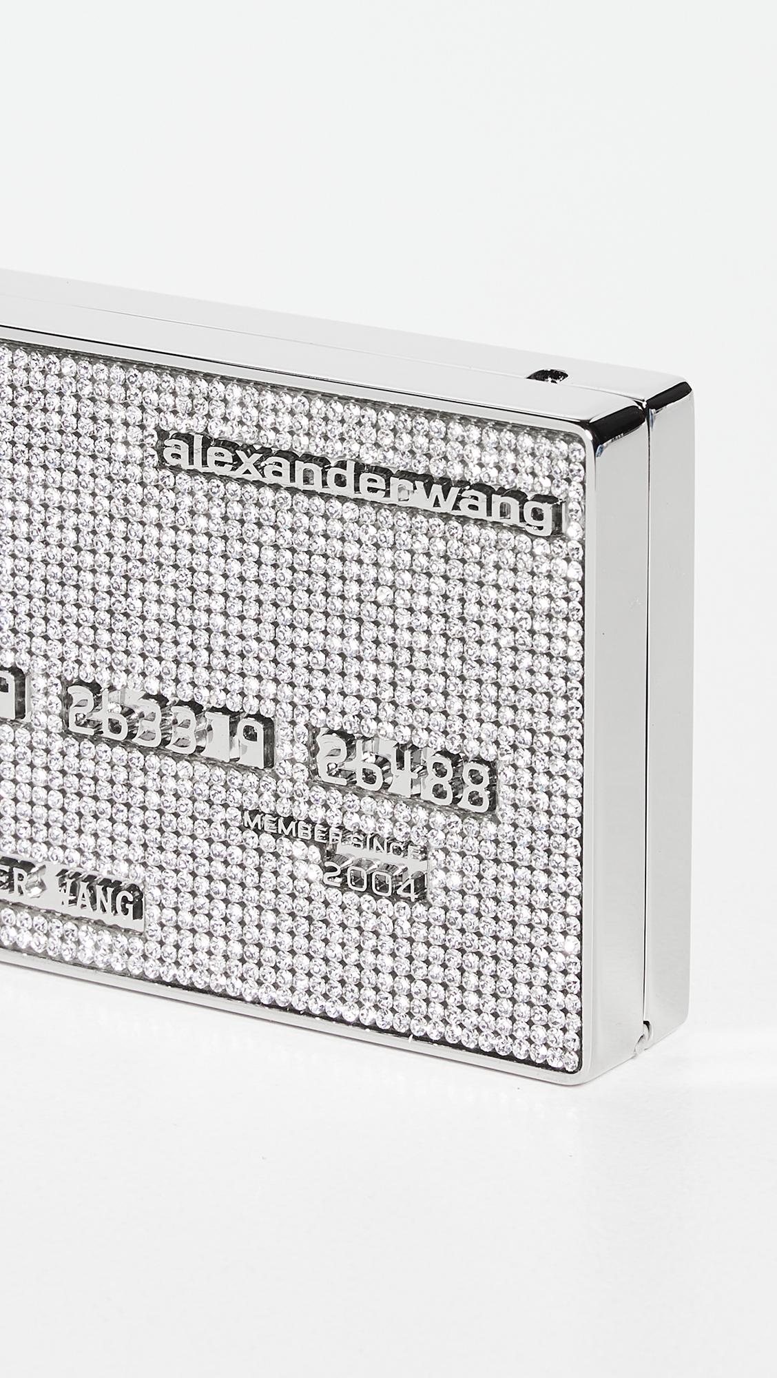 Alexander Wang Wangloc Minaudiere Clutch in Metallic | Lyst