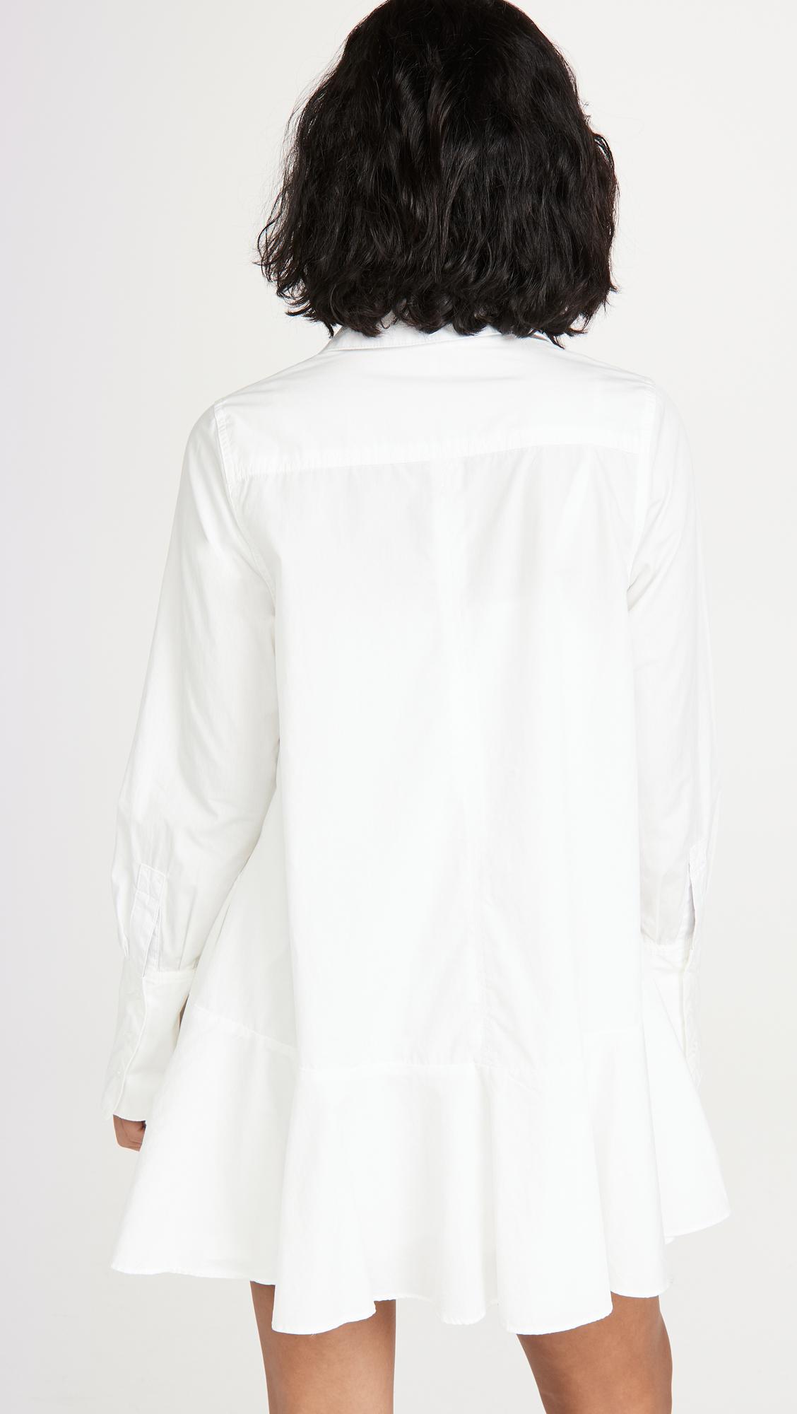 Free People All For You Shirt Dress in White | Lyst