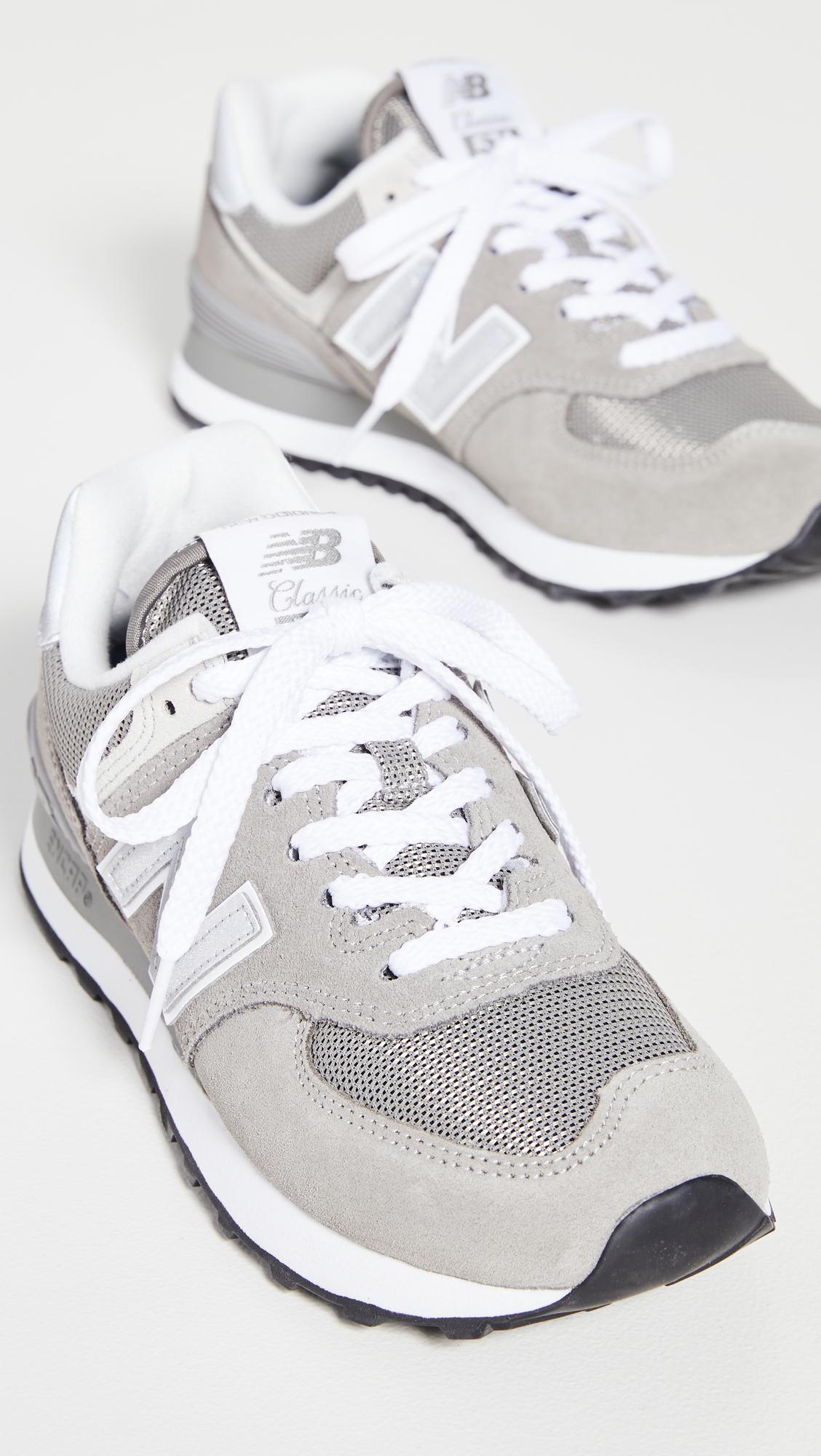 New Balance 574 Iconic Classic Sneakers in Gray | Lyst
