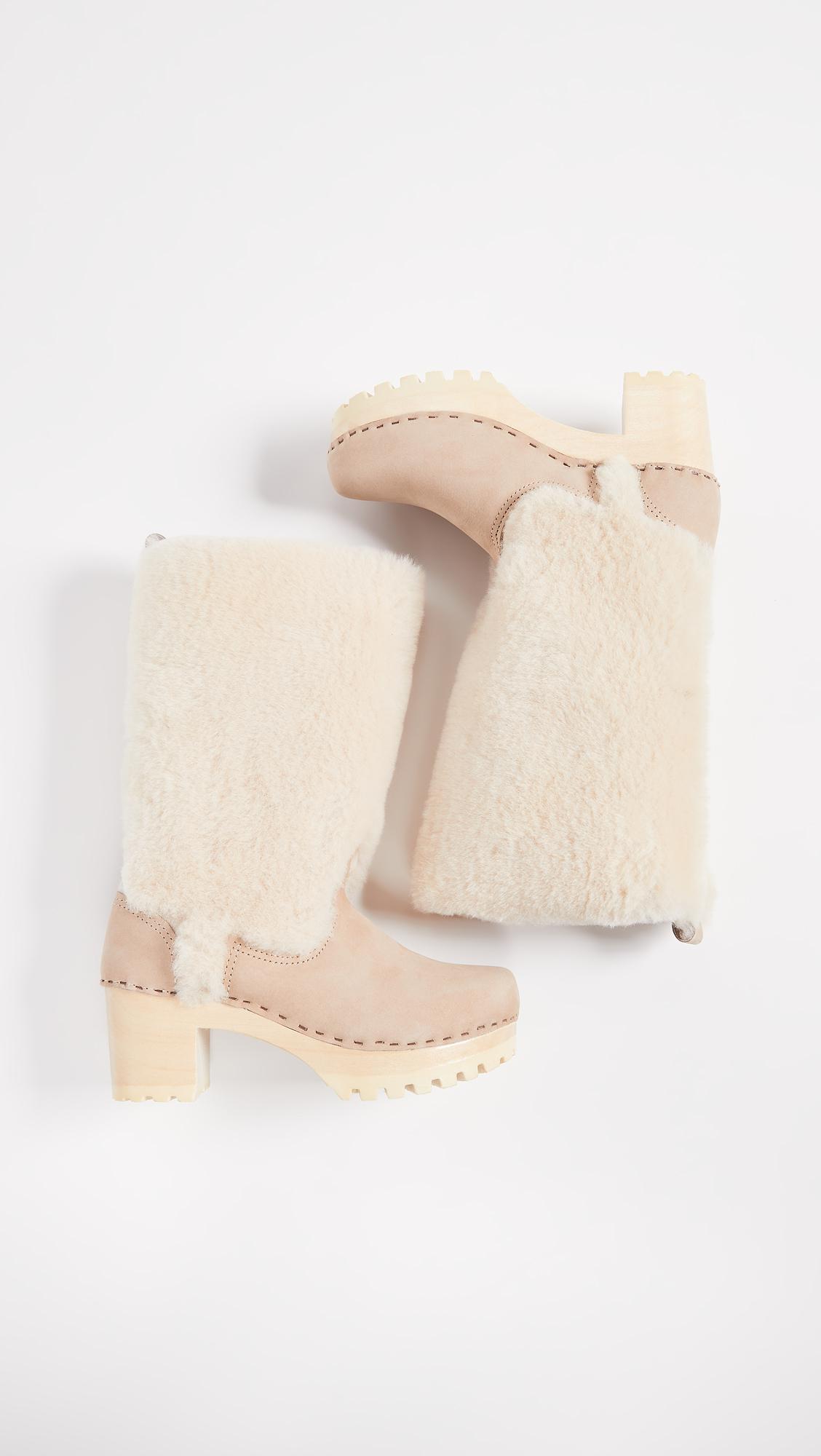 no 6 alpha shearling boot