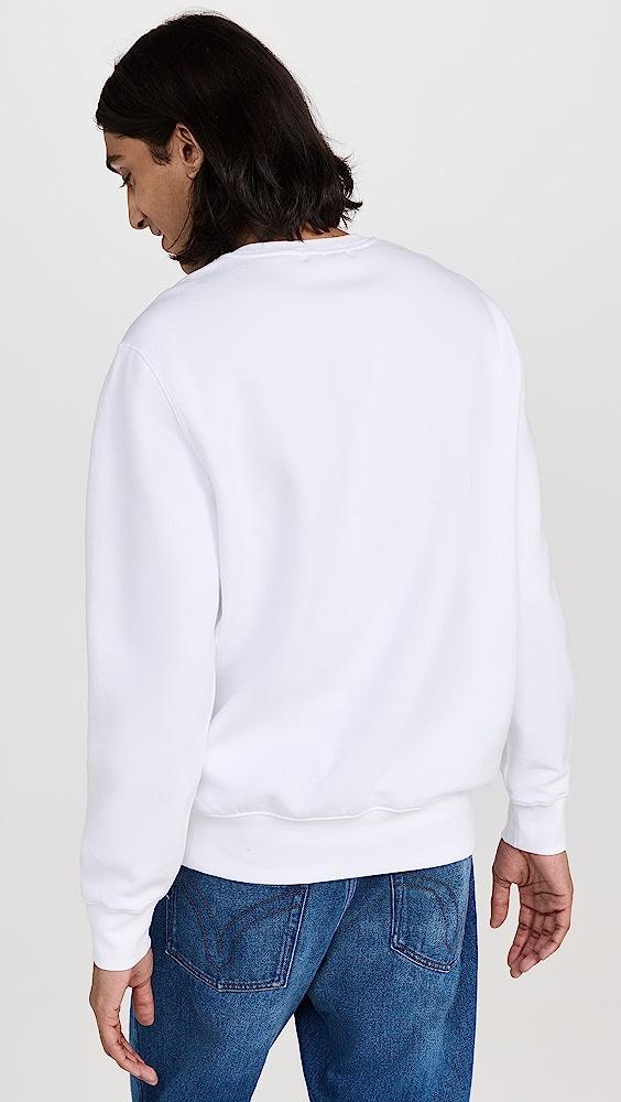 Polo Ralph Lauren Graphic Fleece Long Sleeve Sweatshirt in White for Men |  Lyst