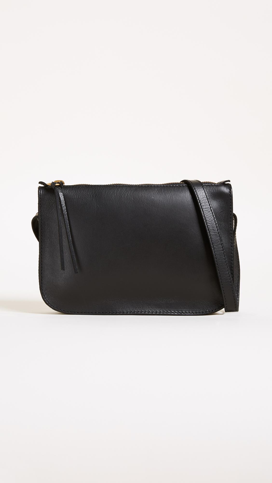 Madewell The Simple Crossbody Bag in True Black - Size One S