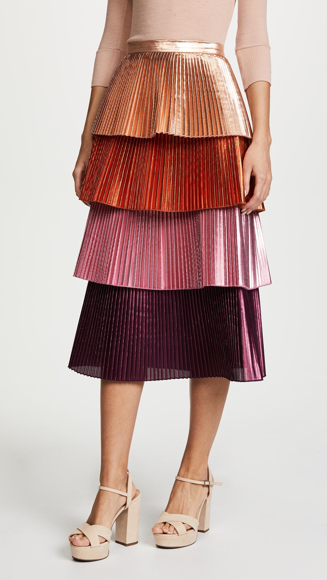 DELFI Collective Lauren Skirt in Pink | Lyst