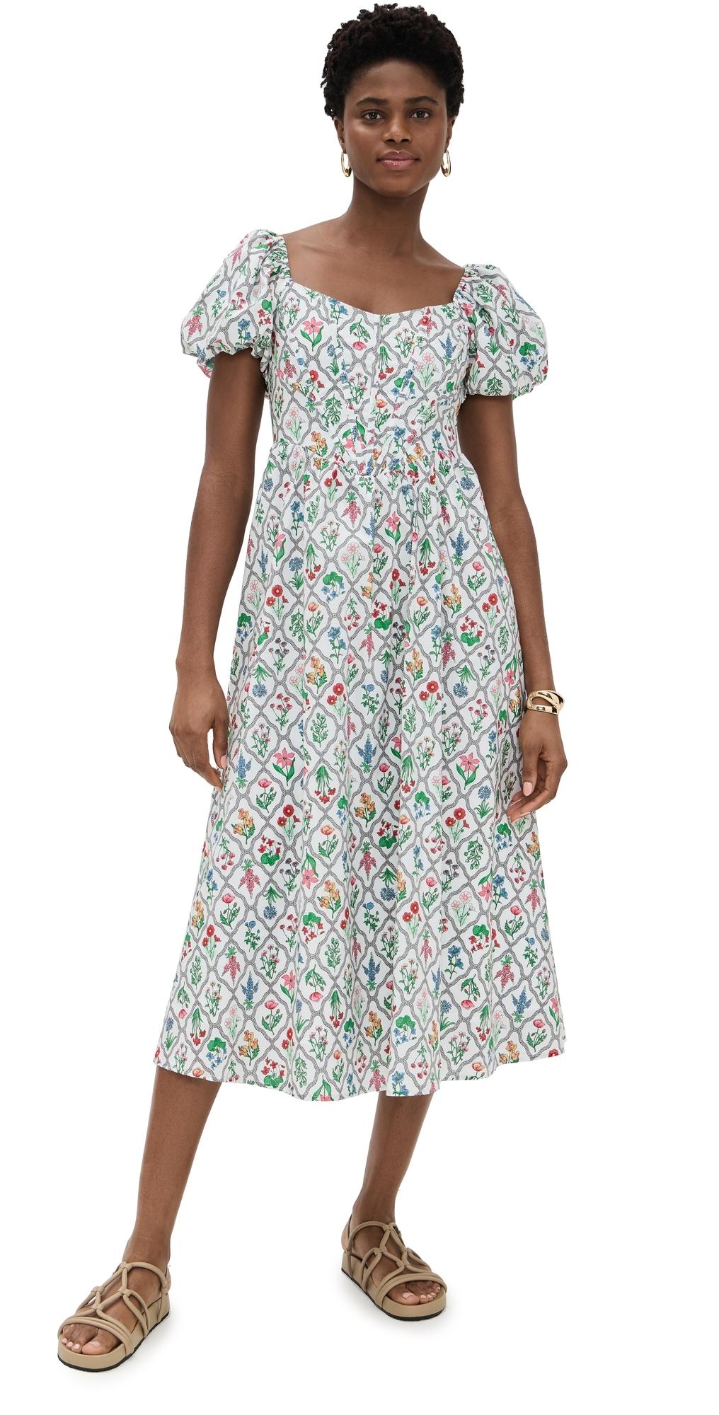 corset a line midi dress Women's Corset Bodice A-Line Midi Dress Summer – Veloire