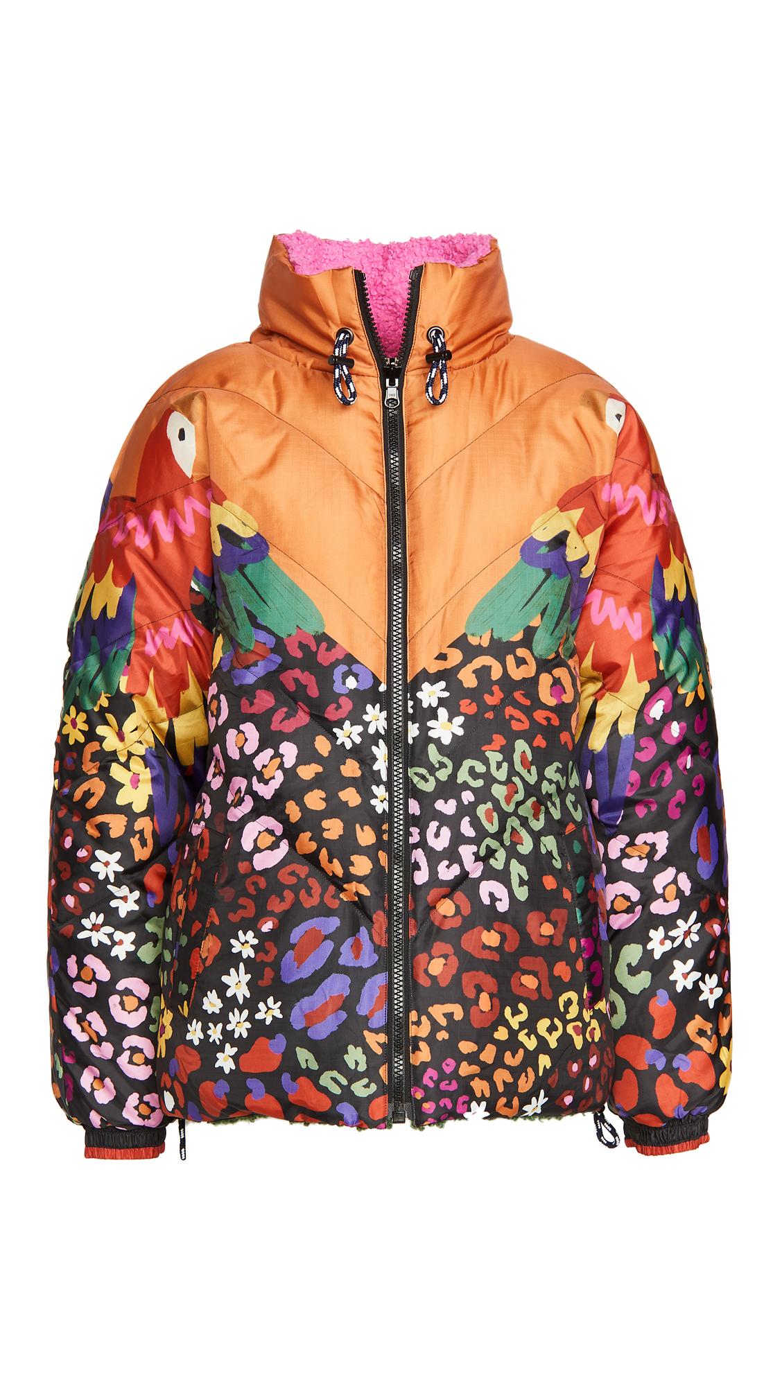 FARM Rio Mixed Macaw Puffer Jacket | Lyst