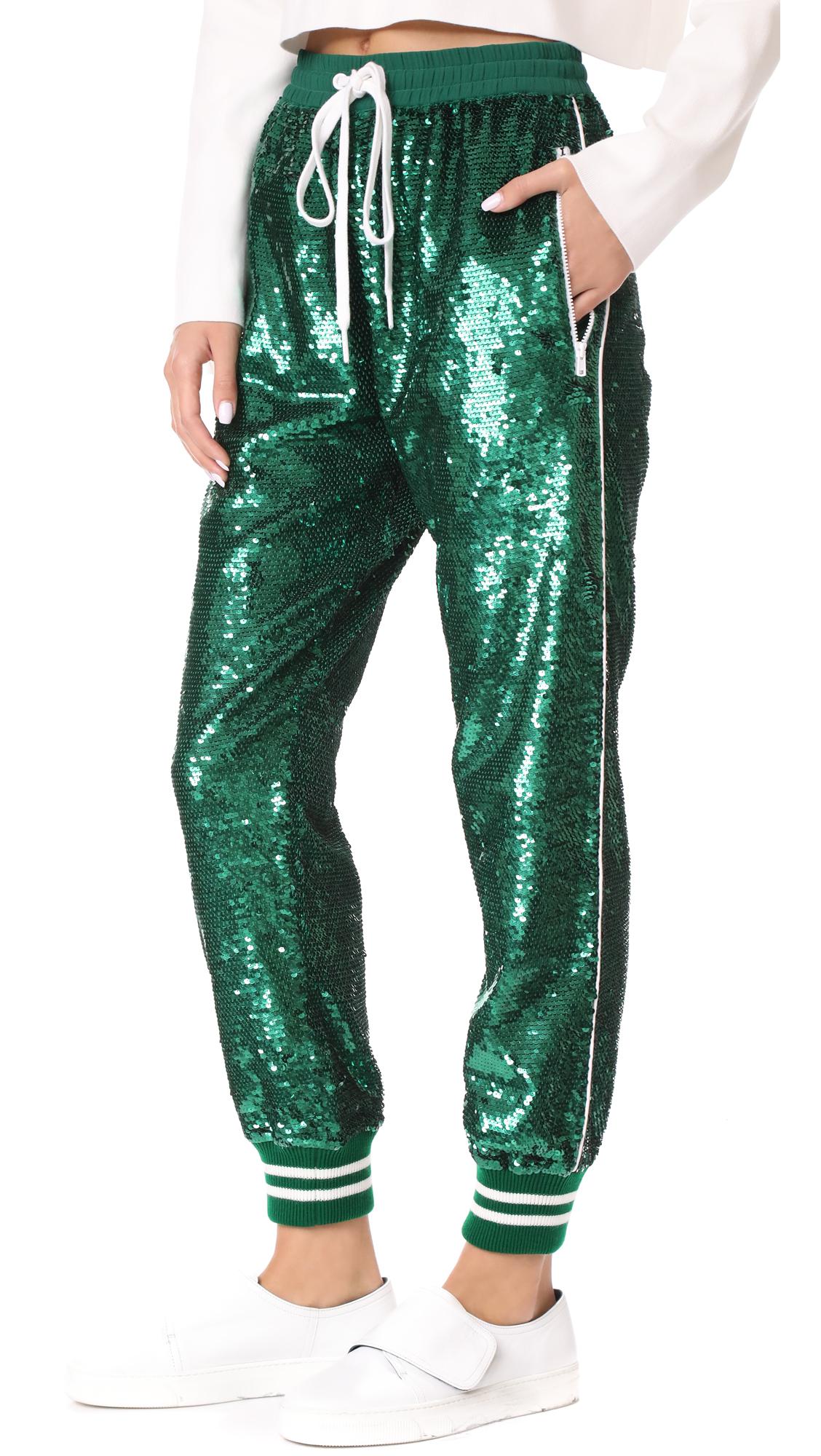 Sequin track best sale pants