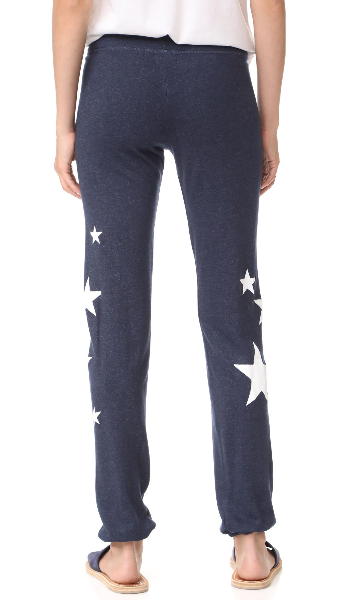 sweatpants with stars on the side