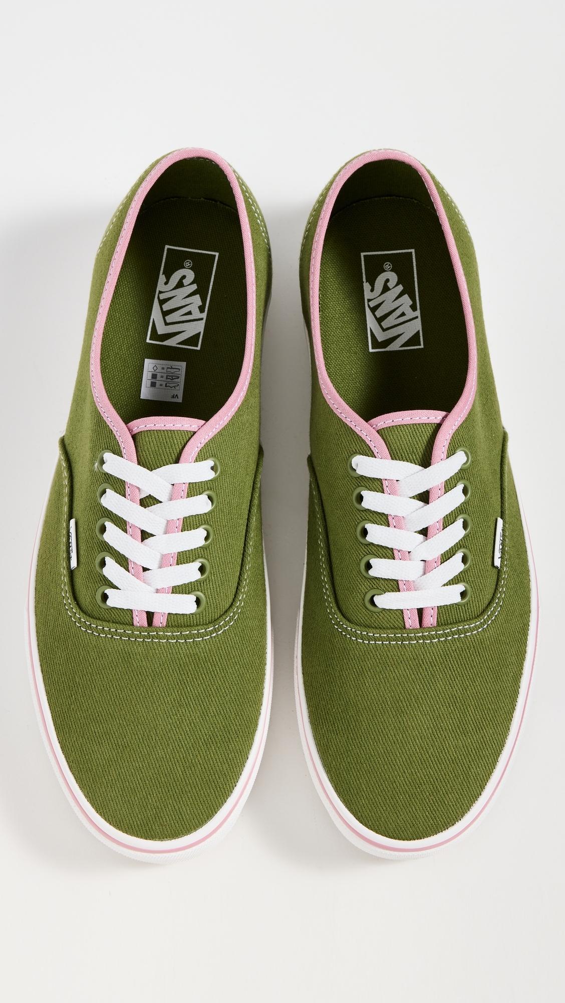 Deep grass green authentic vans deals