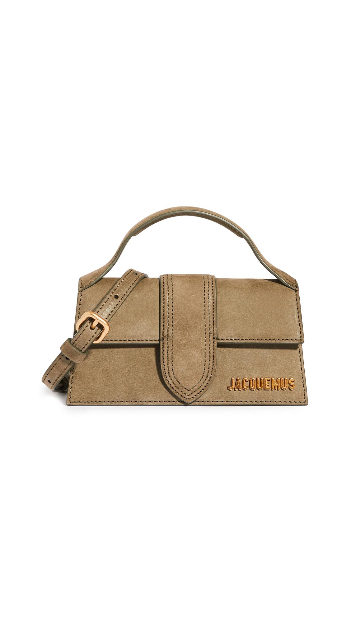 Jacquemus Leather Le Bambino Bag in Dark Green (Green) | Lyst Canada