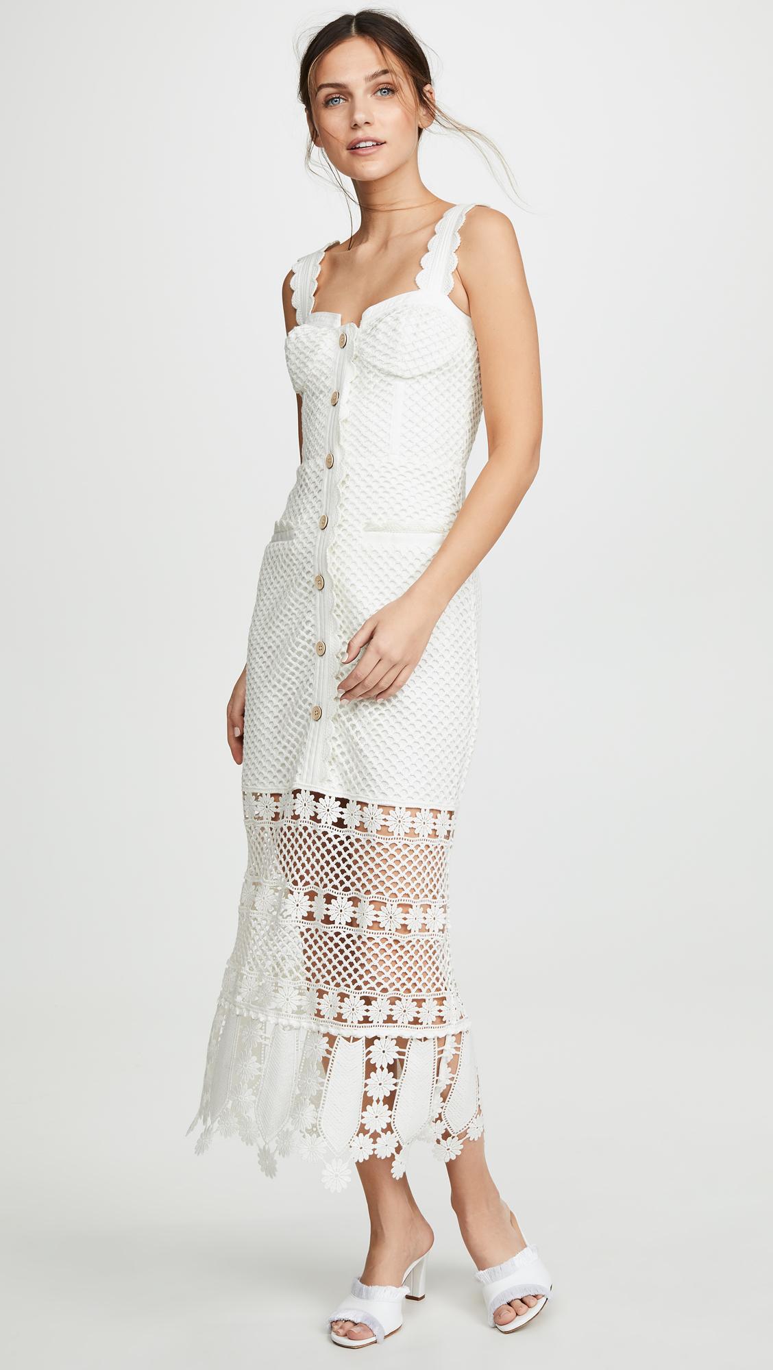 lace pattern dress Free Red Heart Layered Lace Dress Knitting Pattern main image 0